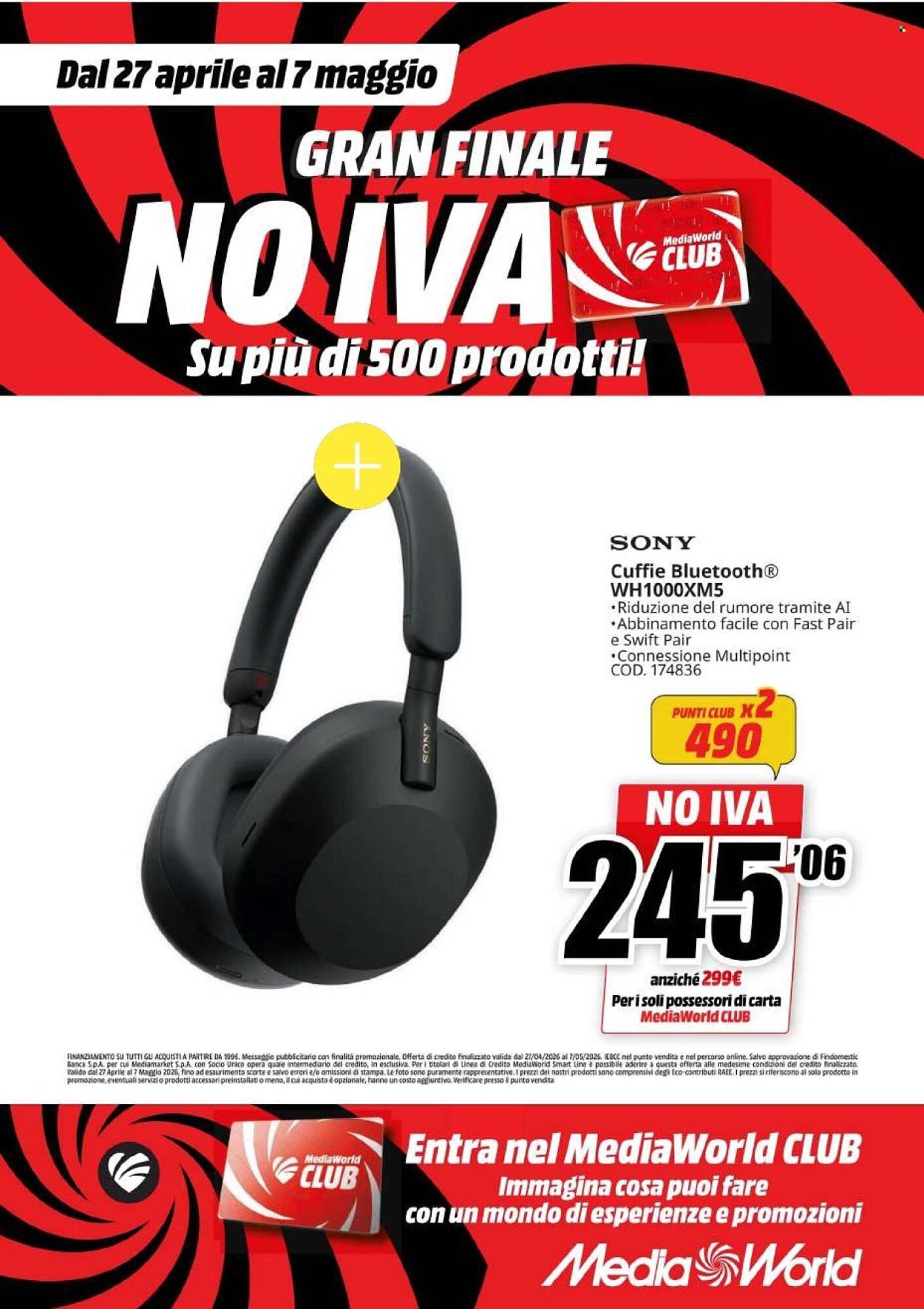 Volantino MediaWorld (2026-04-27 - 2026-05-07)