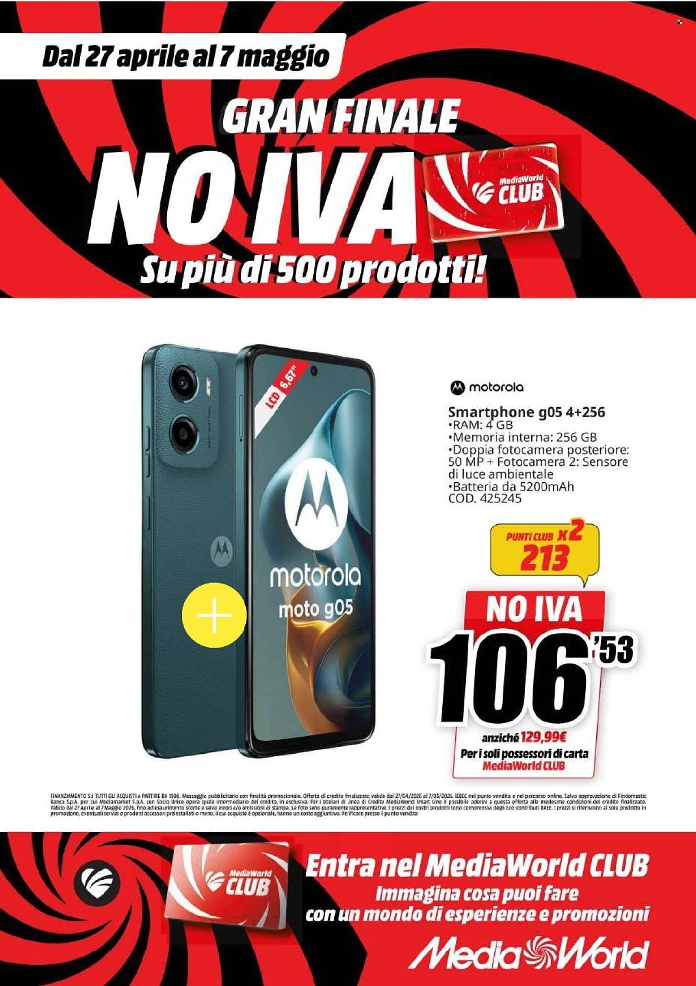 Volantino MediaWorld (2026-04-27 - 2026-05-07)