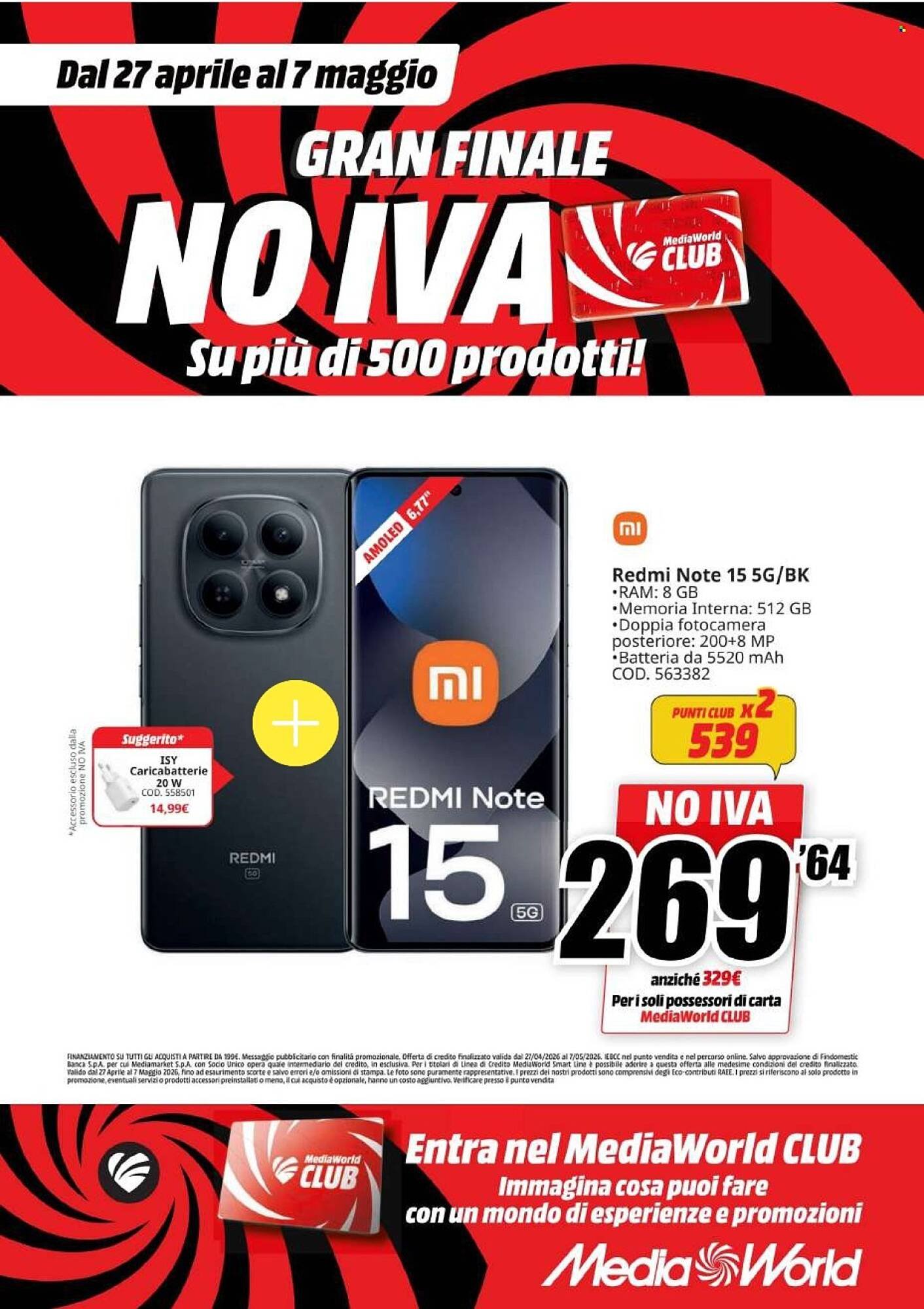 Volantino MediaWorld (2026-04-27 - 2026-05-07)