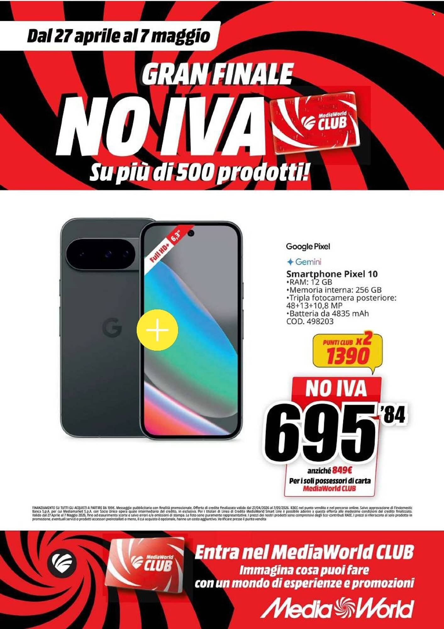 Volantino MediaWorld (2026-04-27 - 2026-05-07)