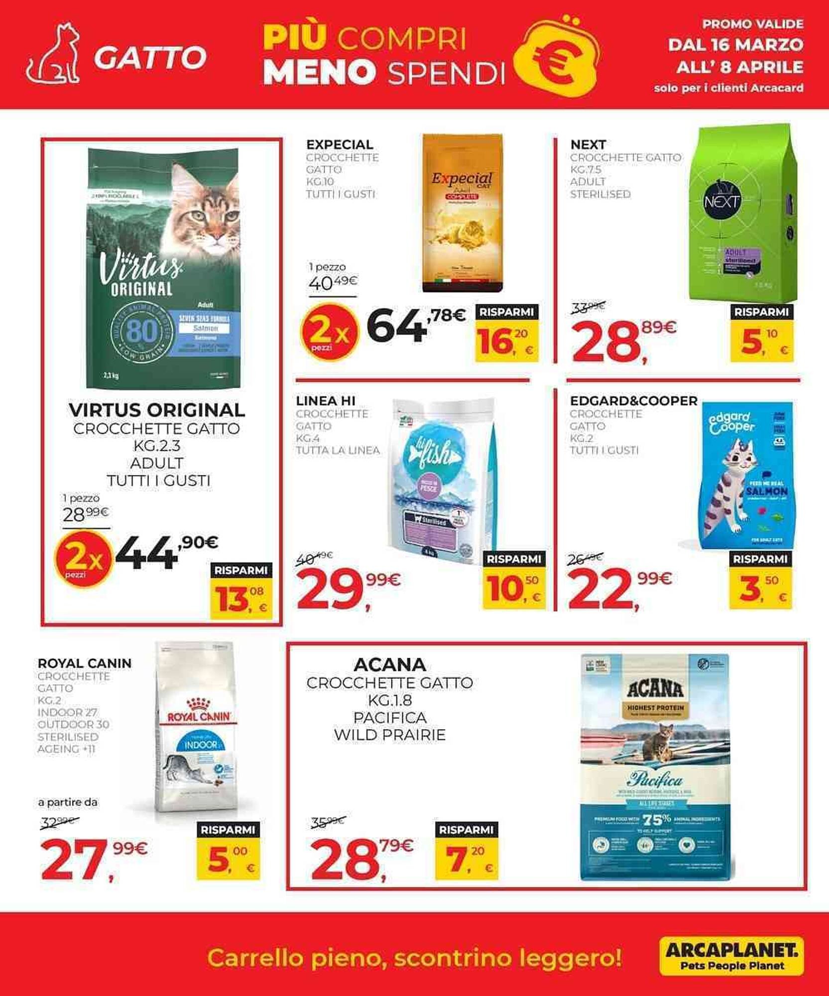 Volantino Arcaplanet (2026-03-16 - 2026-04-08)