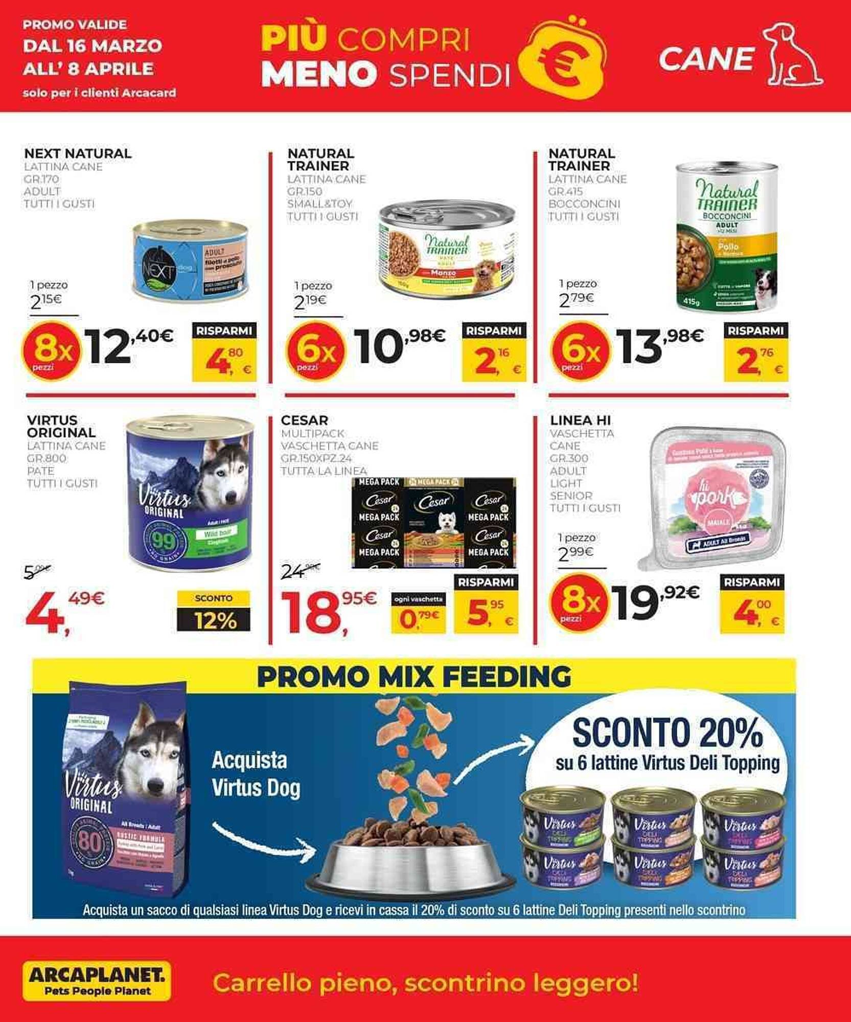 Volantino Arcaplanet (2026-03-16 - 2026-04-08)