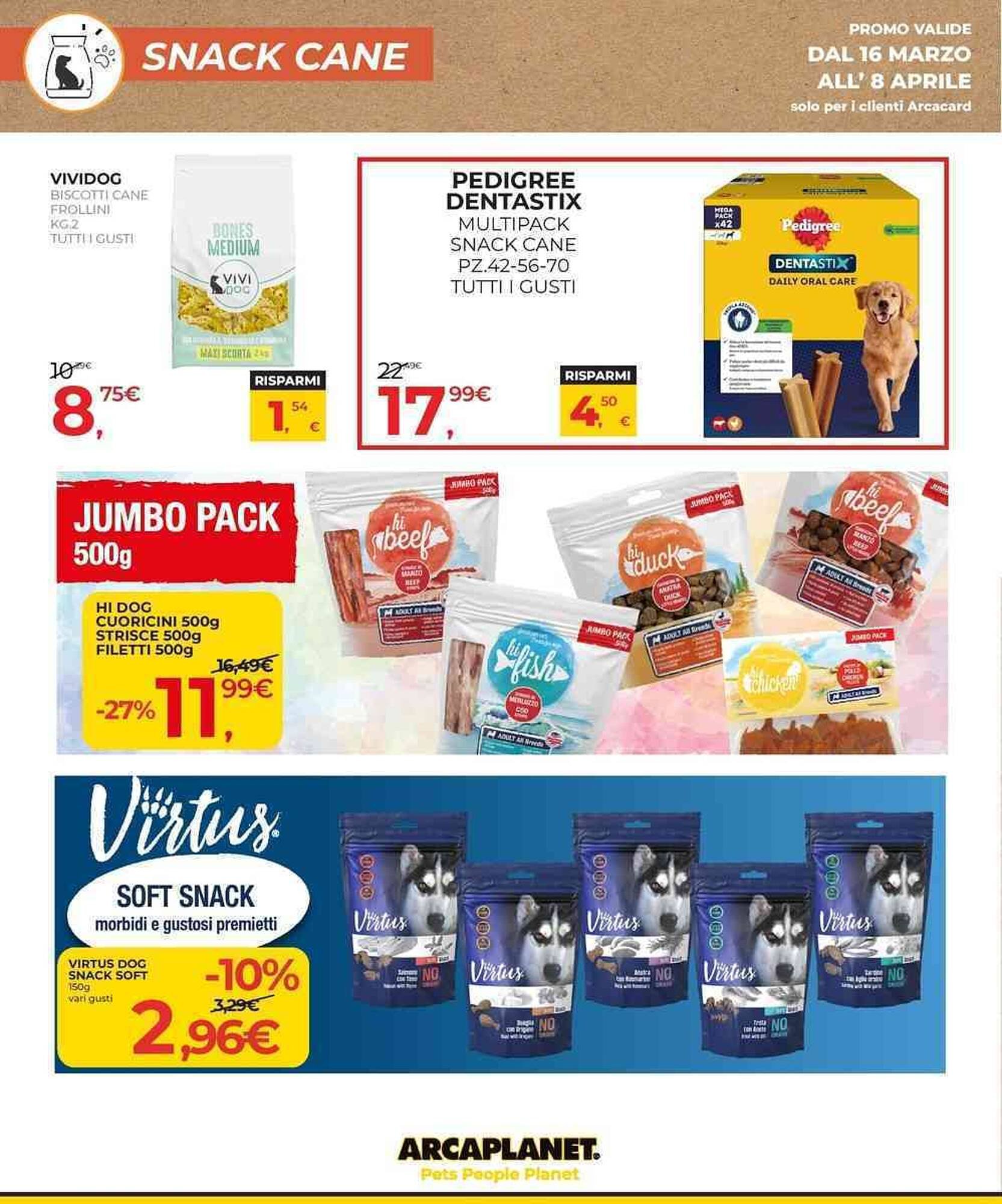 Volantino Arcaplanet (2026-03-16 - 2026-04-08)