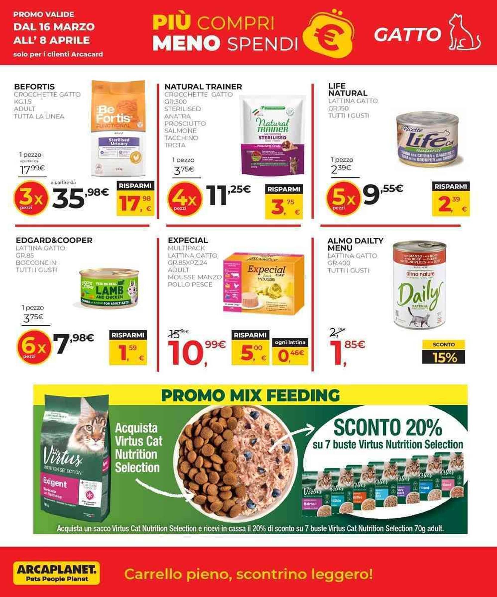 Volantino Arcaplanet (2026-03-16 - 2026-04-08)