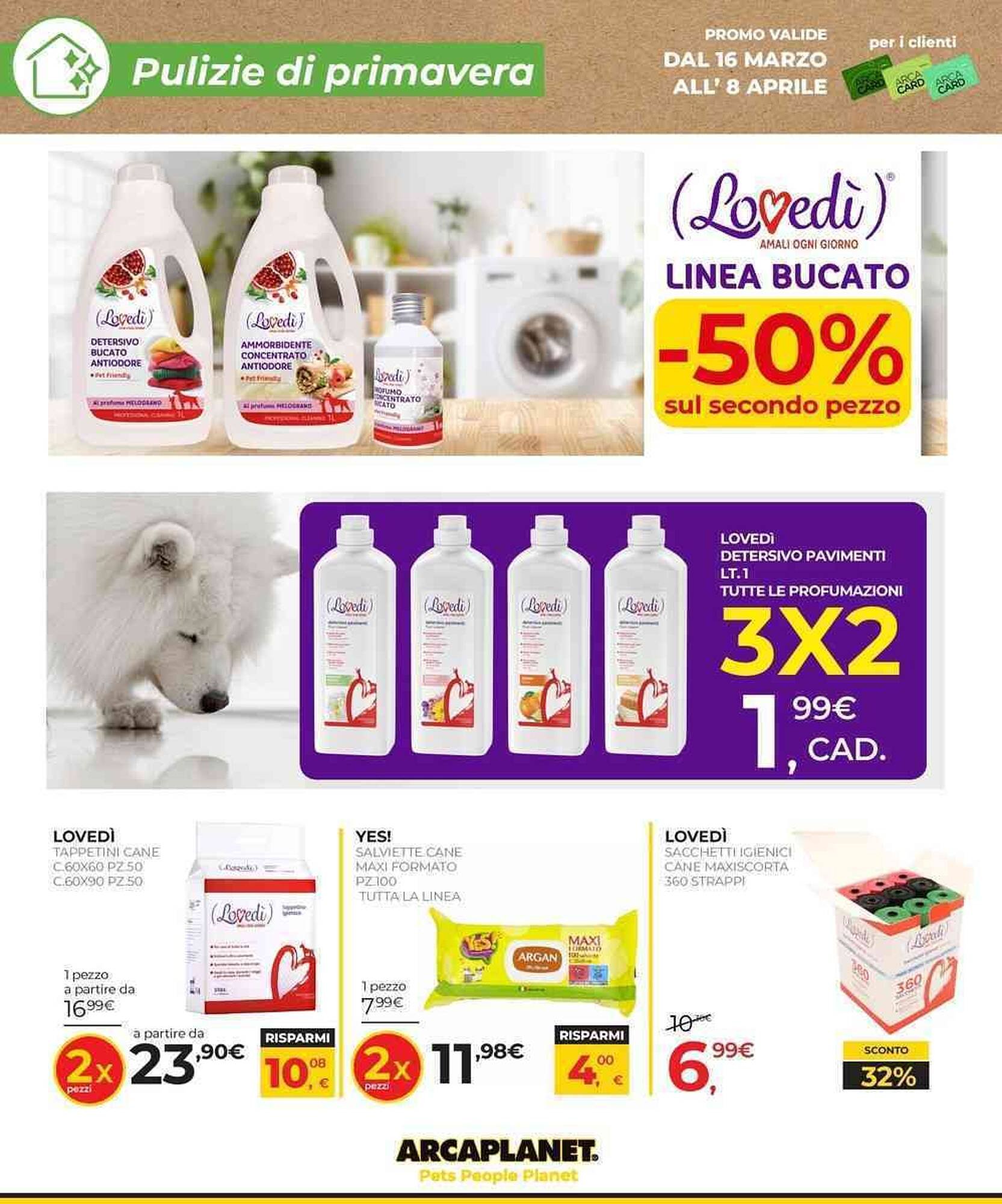 Volantino Arcaplanet (2026-03-16 - 2026-04-08)