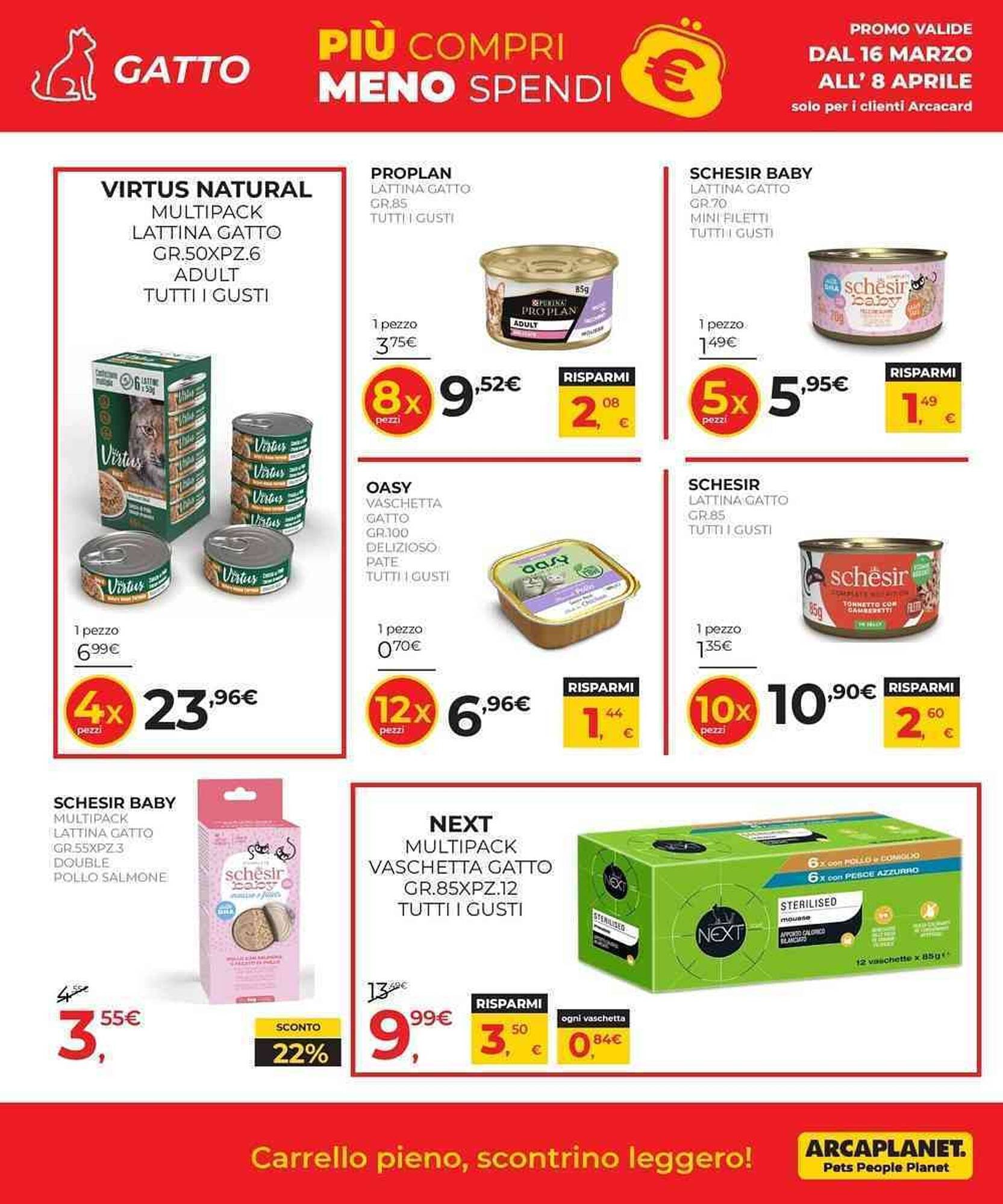 Volantino Arcaplanet (2026-03-16 - 2026-04-08)