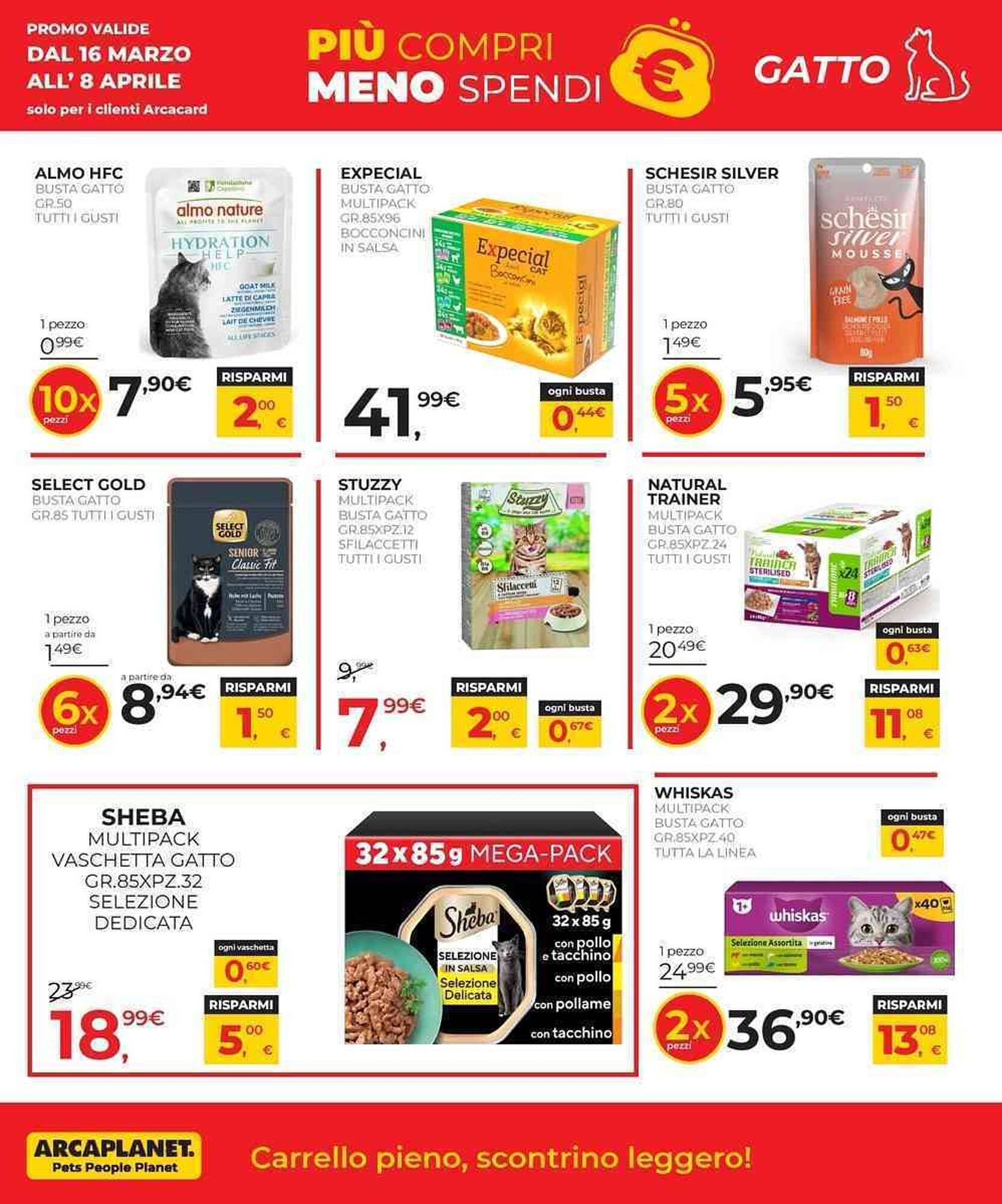 Volantino Arcaplanet (2026-03-16 - 2026-04-08)