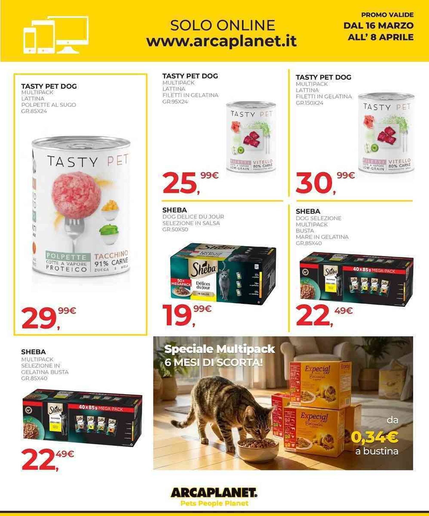 Volantino Arcaplanet (2026-03-16 - 2026-04-08)