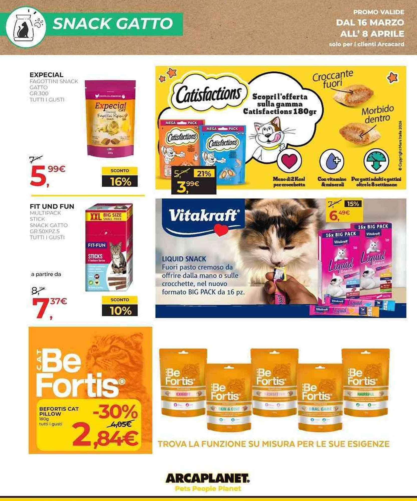 Volantino Arcaplanet (2026-03-16 - 2026-04-08)