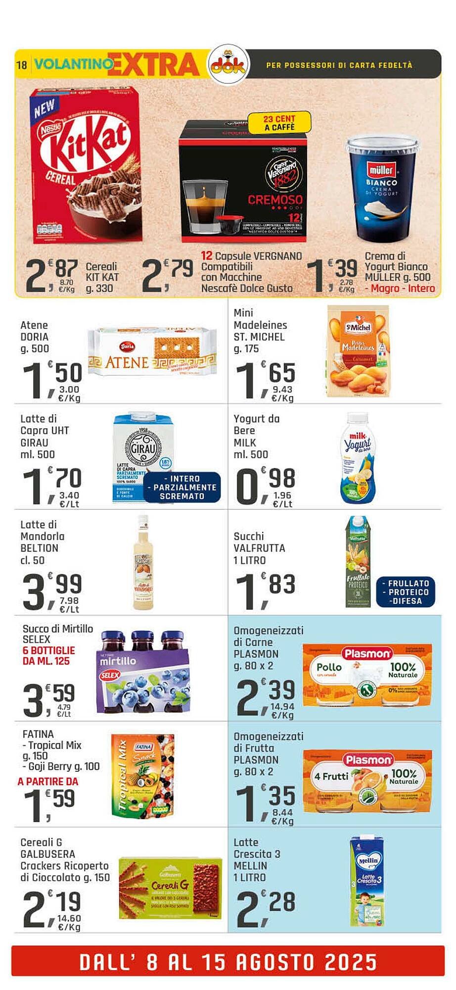 Volantino Supermercati Dok (2025-08-08 - 2025-08-15)