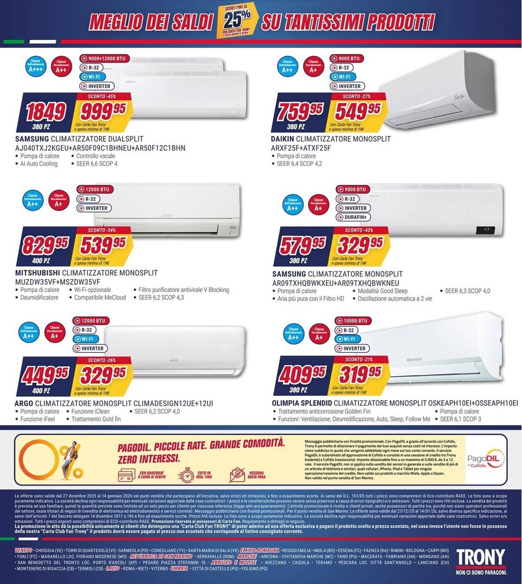 Volantino Trony (2025-12-29 - 2026-01-14)