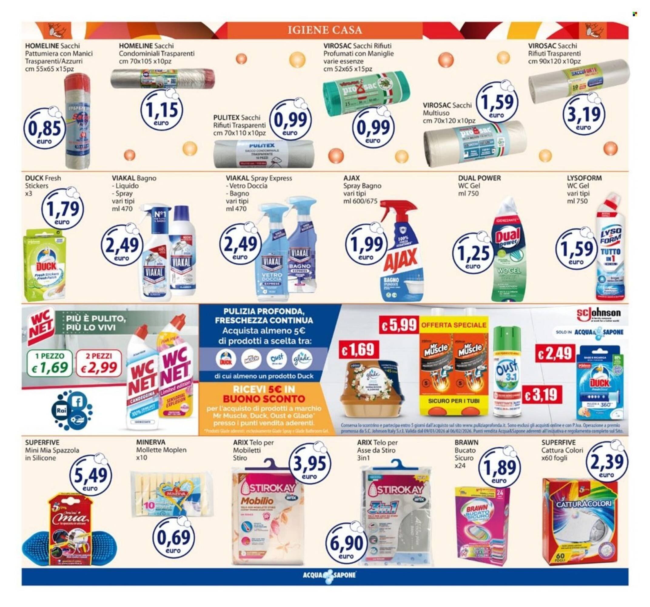 Volantino Acqua &amp; Sapone (2026-01-12 - 2026-01-25)