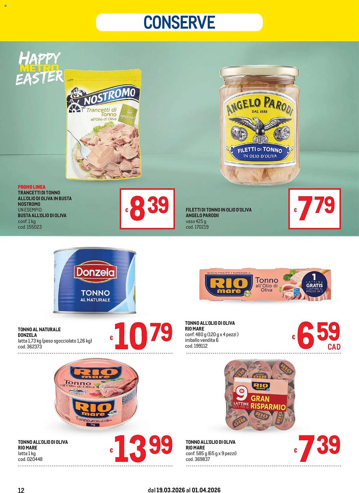 Volantino Metro (2026-03-19 - 2026-04-01)