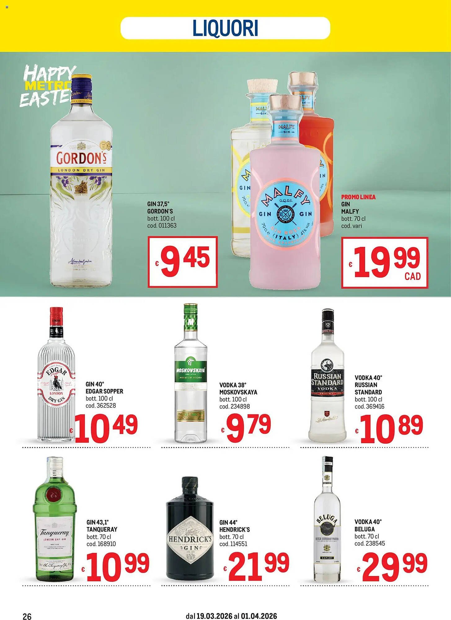 Volantino Metro (2026-03-19 - 2026-04-01)