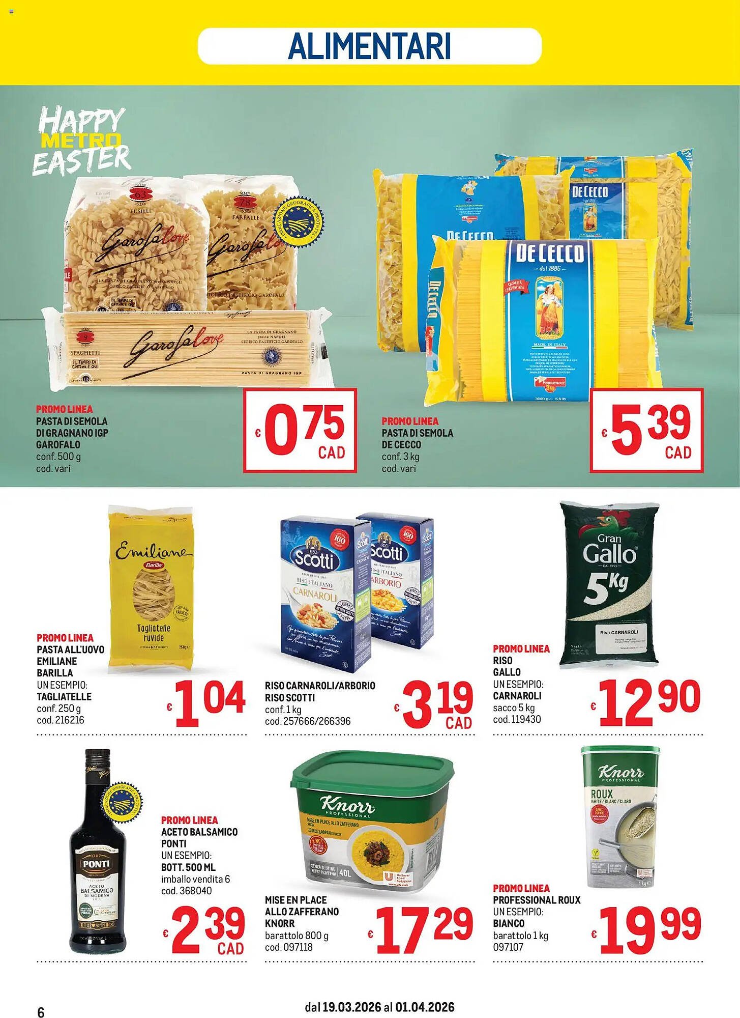 Volantino Metro (2026-03-19 - 2026-04-01)