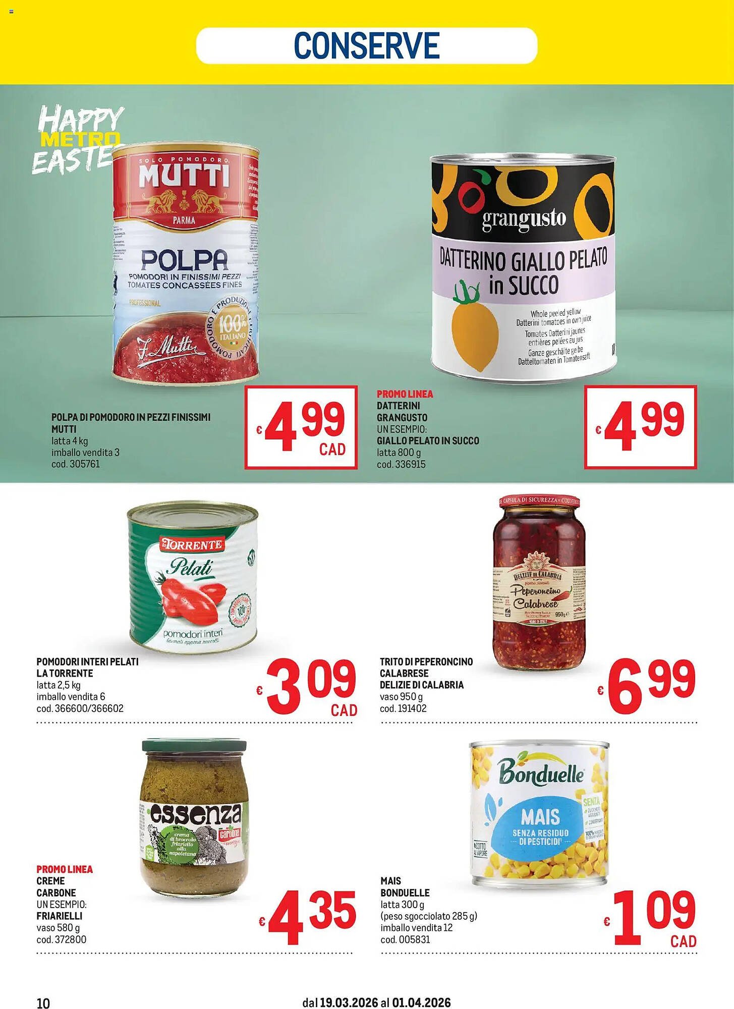 Volantino Metro (2026-03-19 - 2026-04-01)