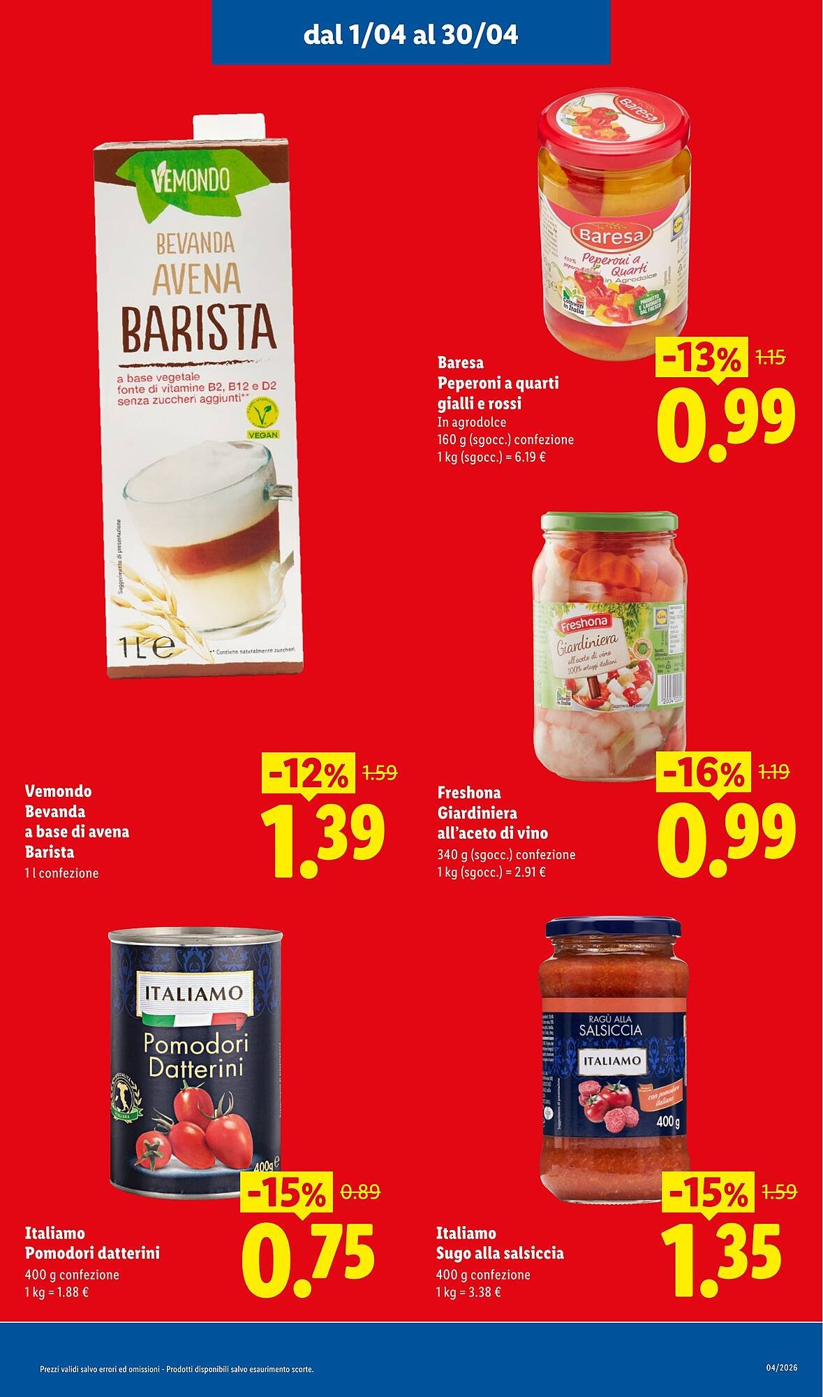 Volantino Lidl (2026-04-01 - 2026-04-30)