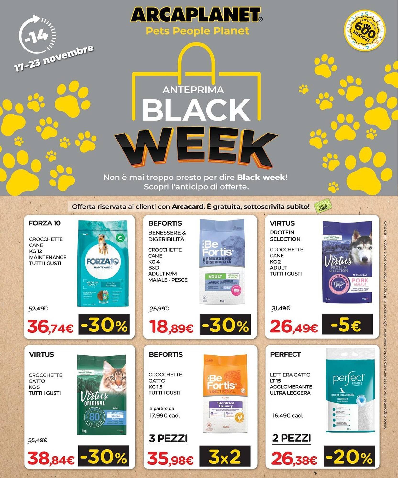 Volantino Arcaplanet (2025-11-17 - 2025-11-23)