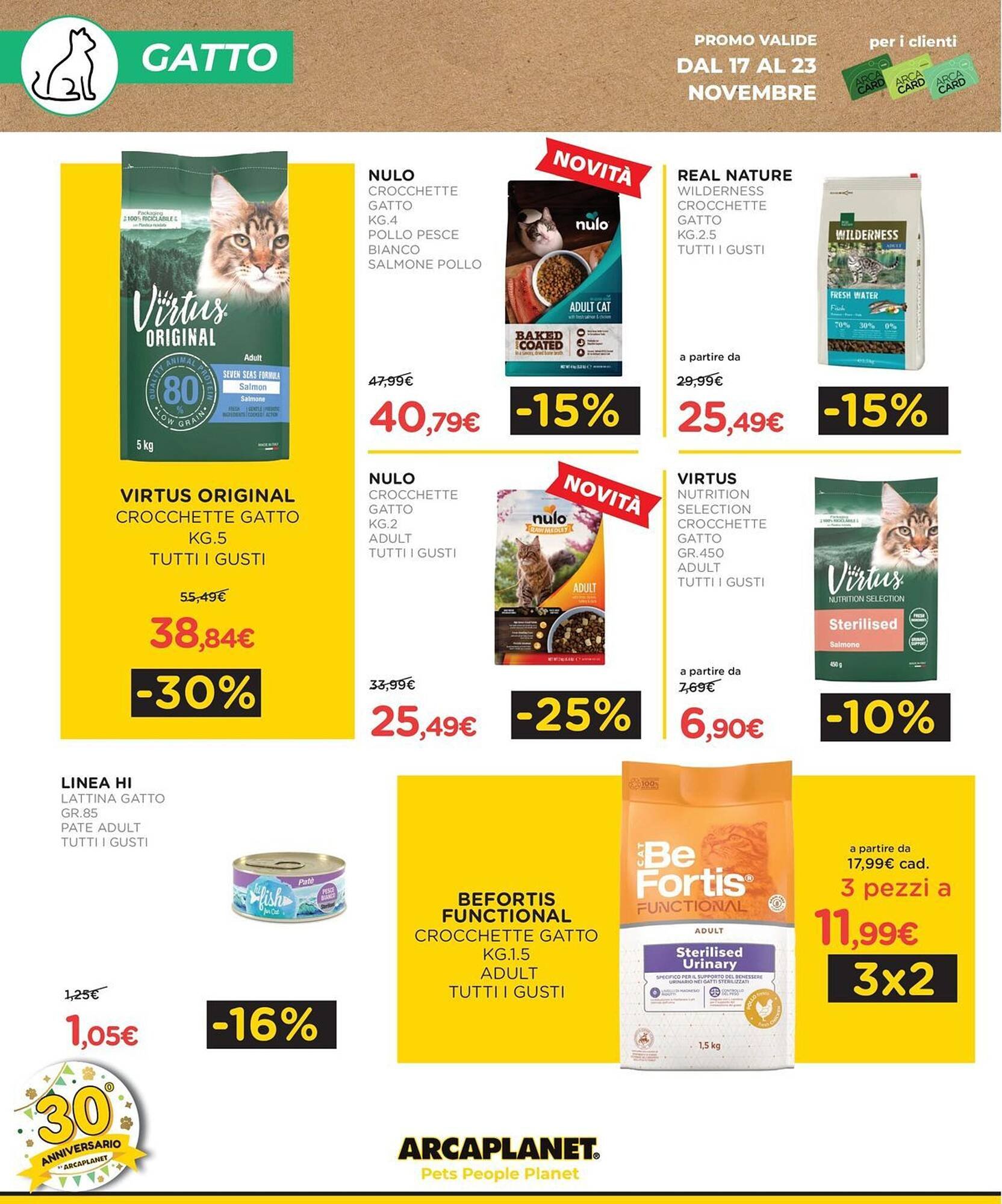 Volantino Arcaplanet (2025-11-17 - 2025-11-23)