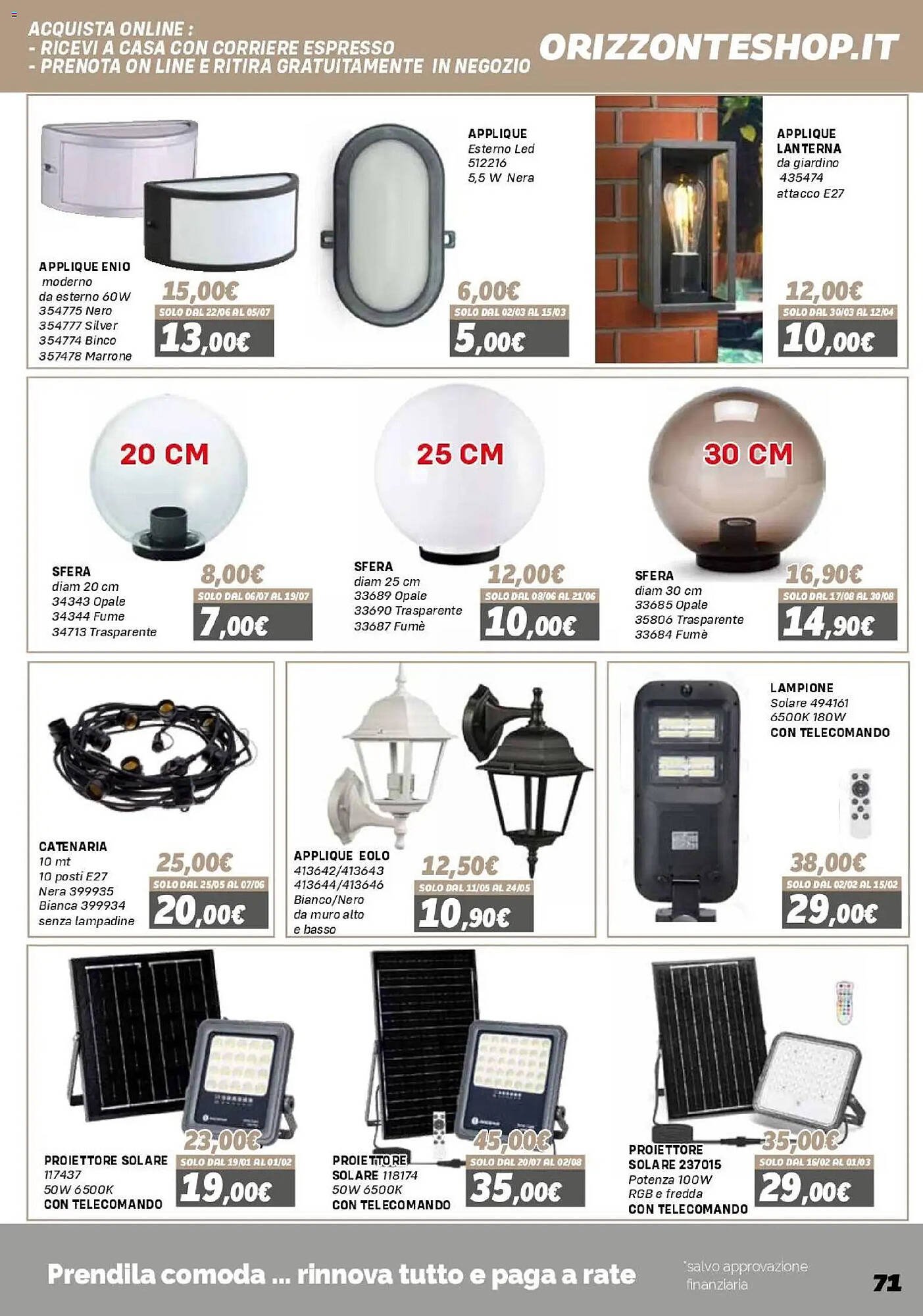 Volantino Orizzonte (2026-01-16 - 2026-09-27)