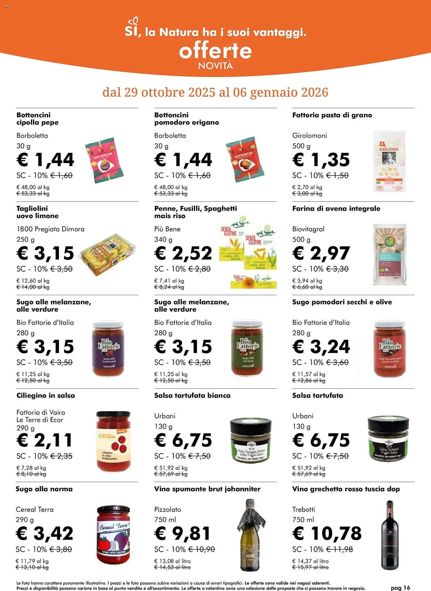 Volantino NaturaSì (2025-10-29 - 2025-12-02)