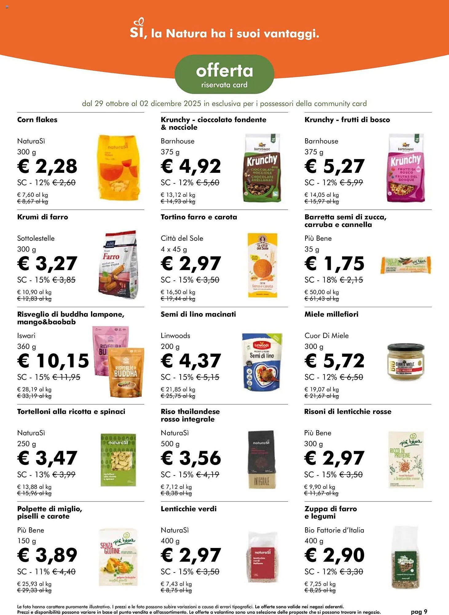 Volantino NaturaSì (2025-10-29 - 2025-12-02)