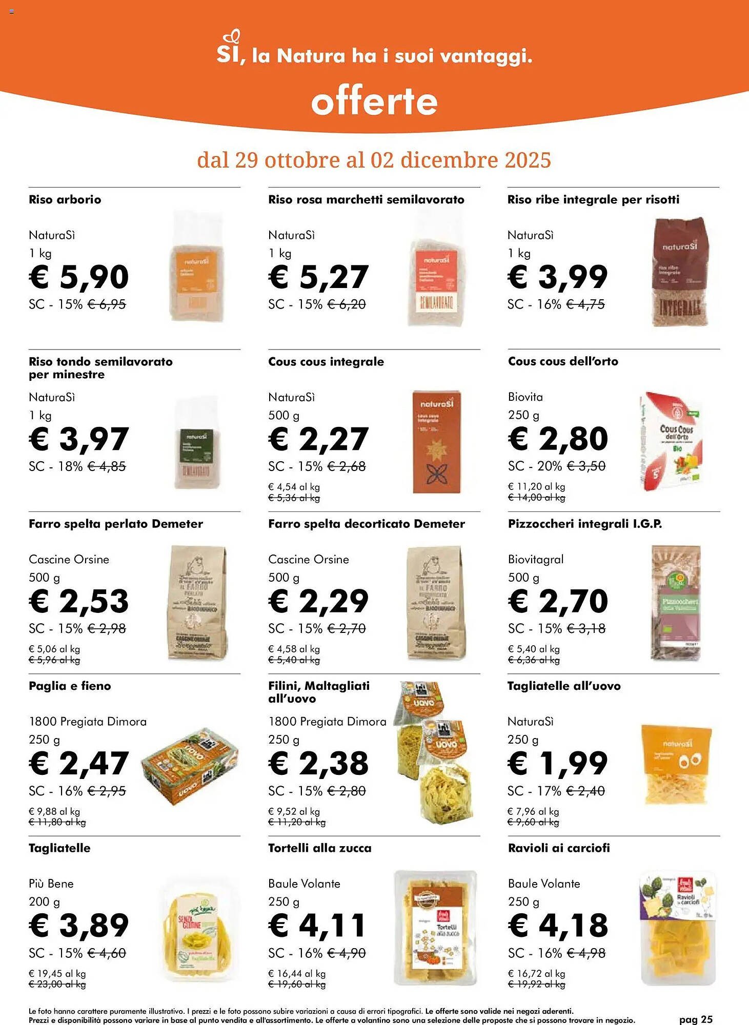 Volantino NaturaSì (2025-10-29 - 2025-12-02)