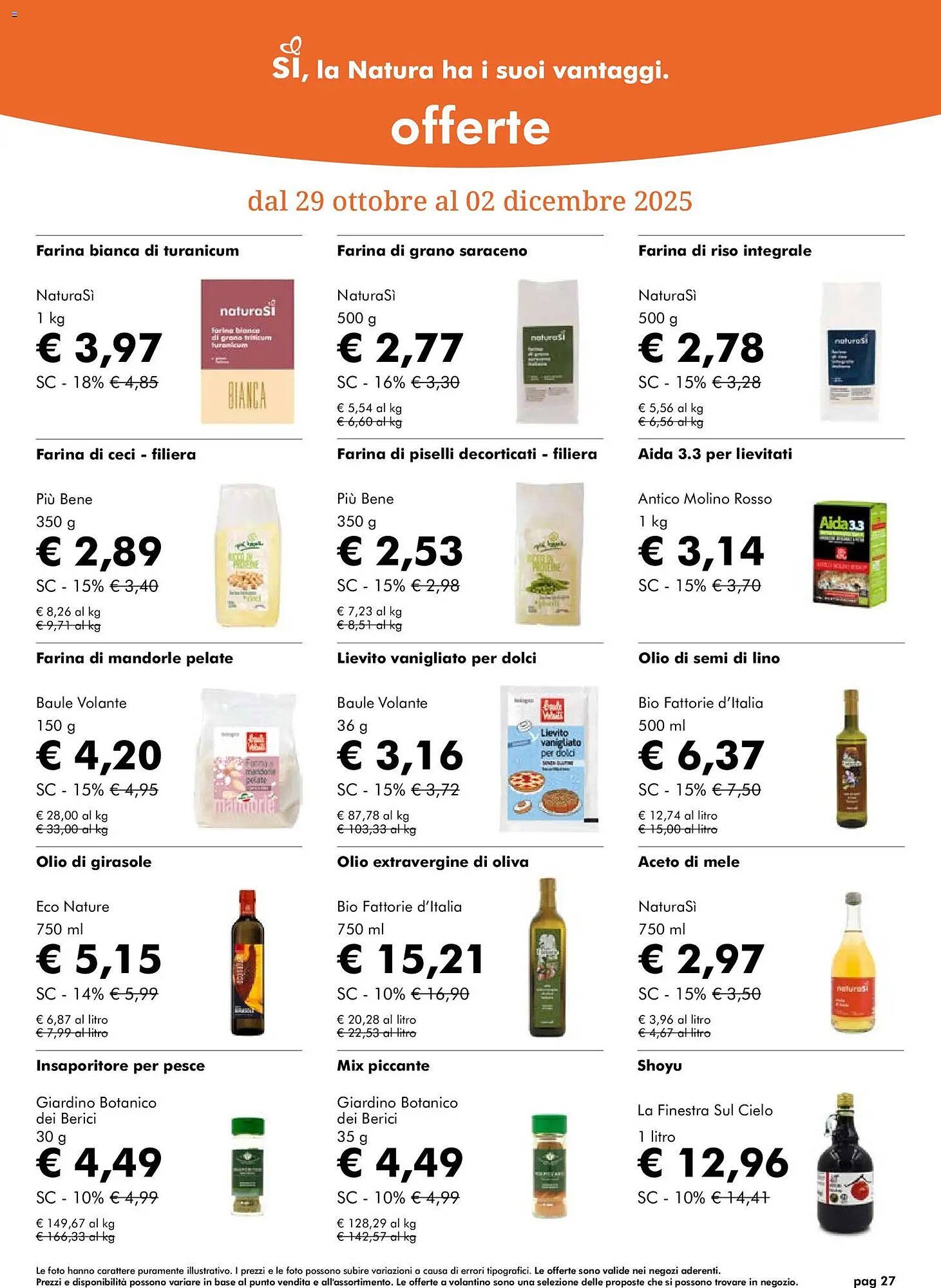 Volantino NaturaSì (2025-10-29 - 2025-12-02)