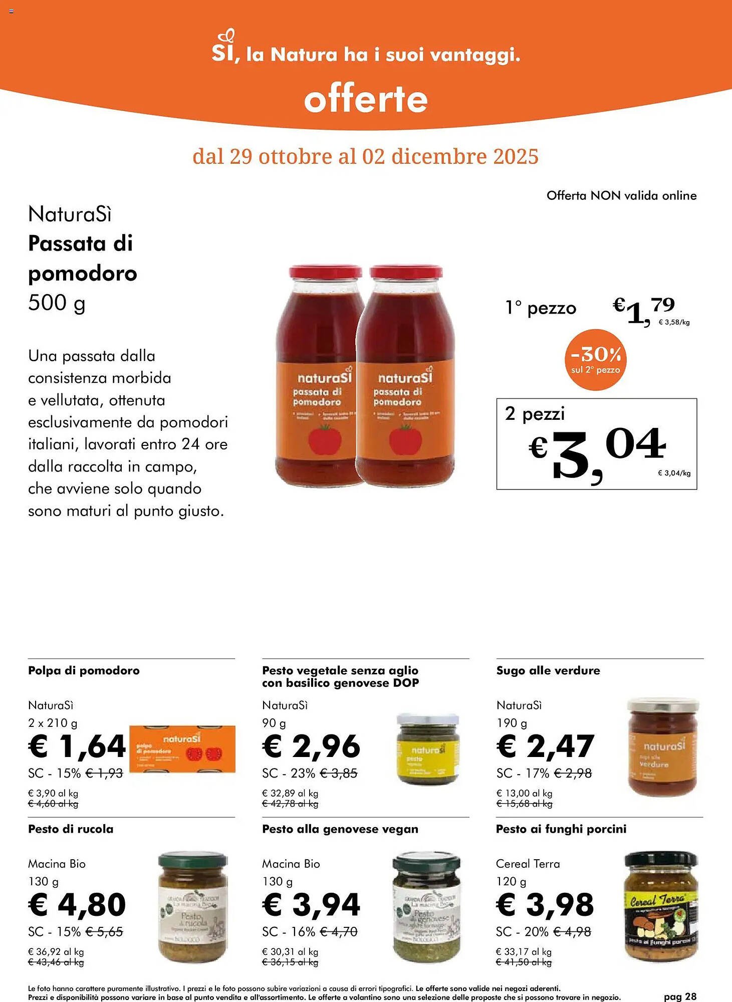 Volantino NaturaSì (2025-10-29 - 2025-12-02)