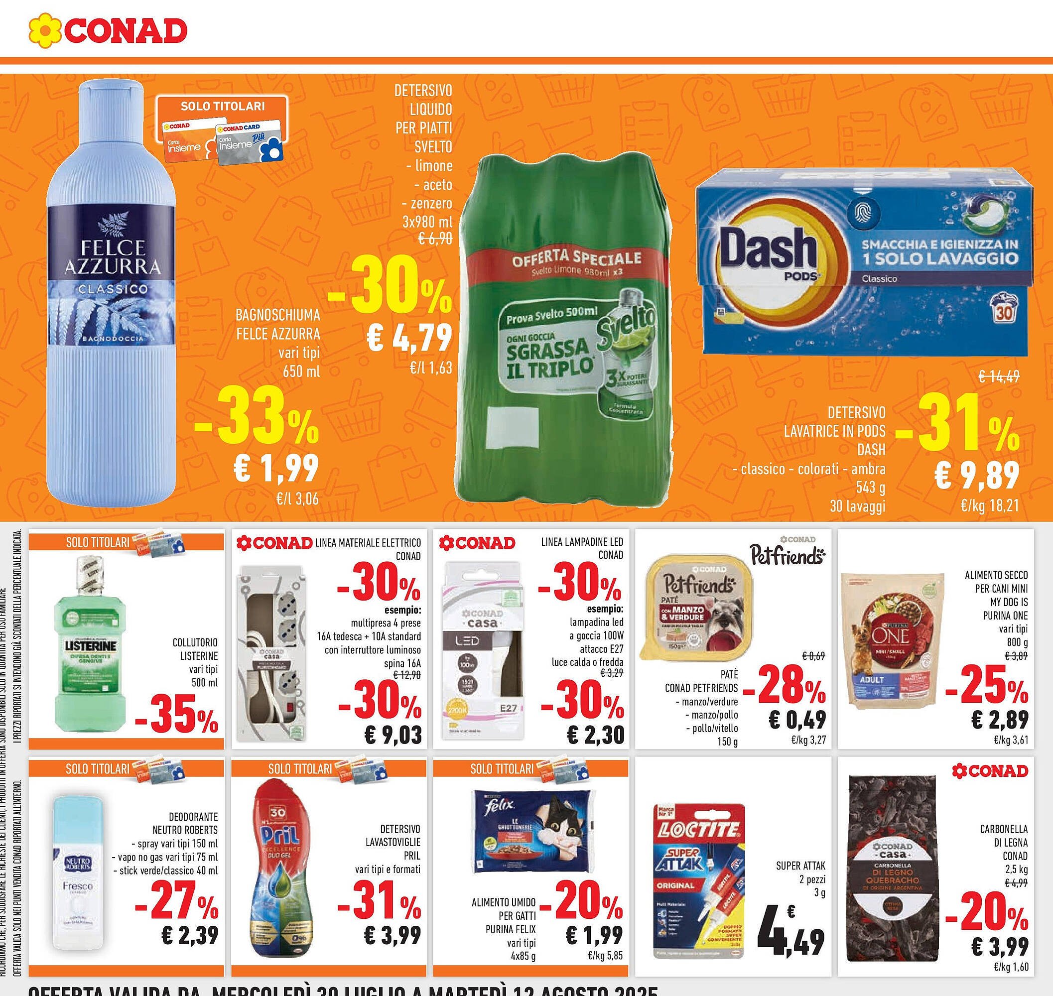 Volantino Conad (2025-07-29 - 2025-08-12)