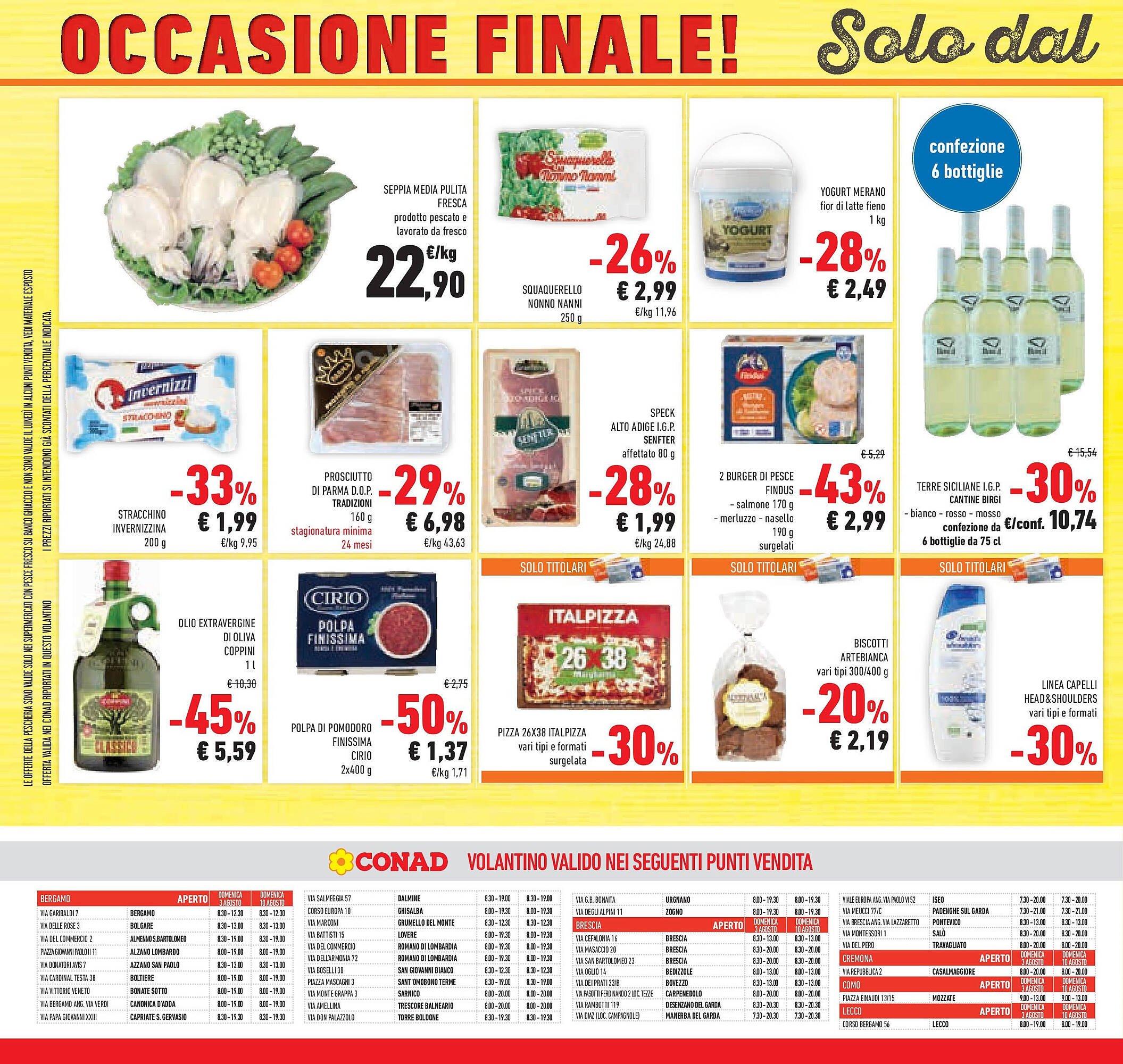 Volantino Conad (2025-07-29 - 2025-08-12)