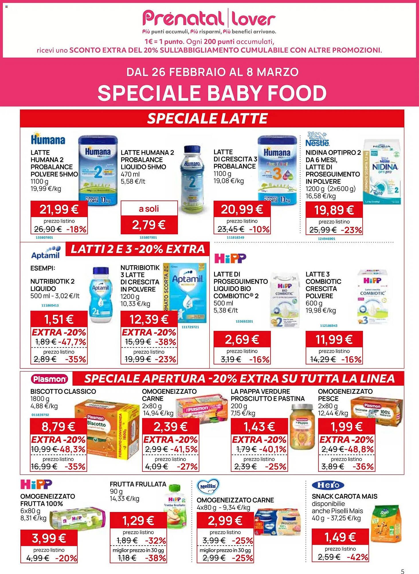 Volantino Prenatal (2026-02-26 - 2026-03-09)