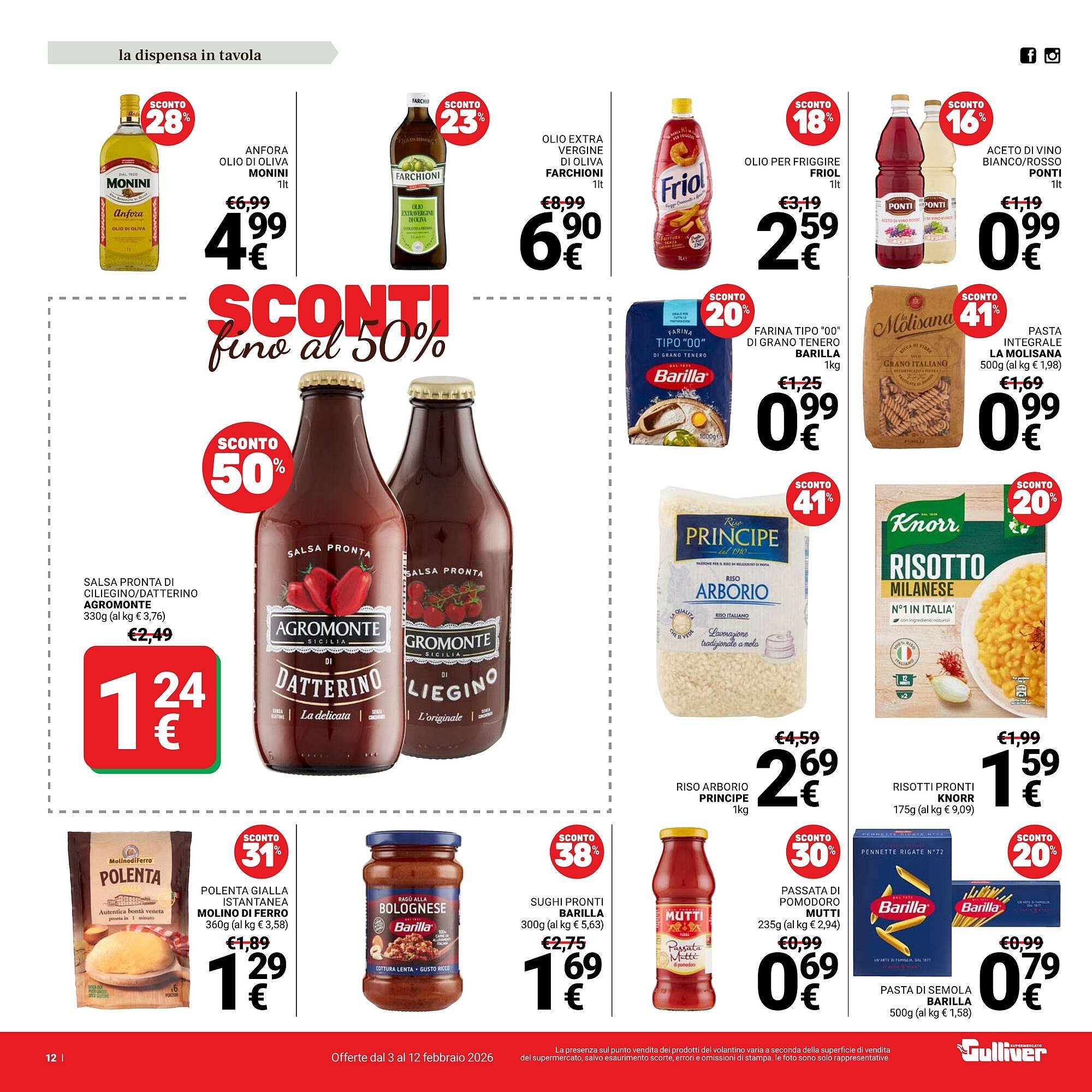 Volantino Supermercati Gulliver (2026-02-03 - 2026-02-12)