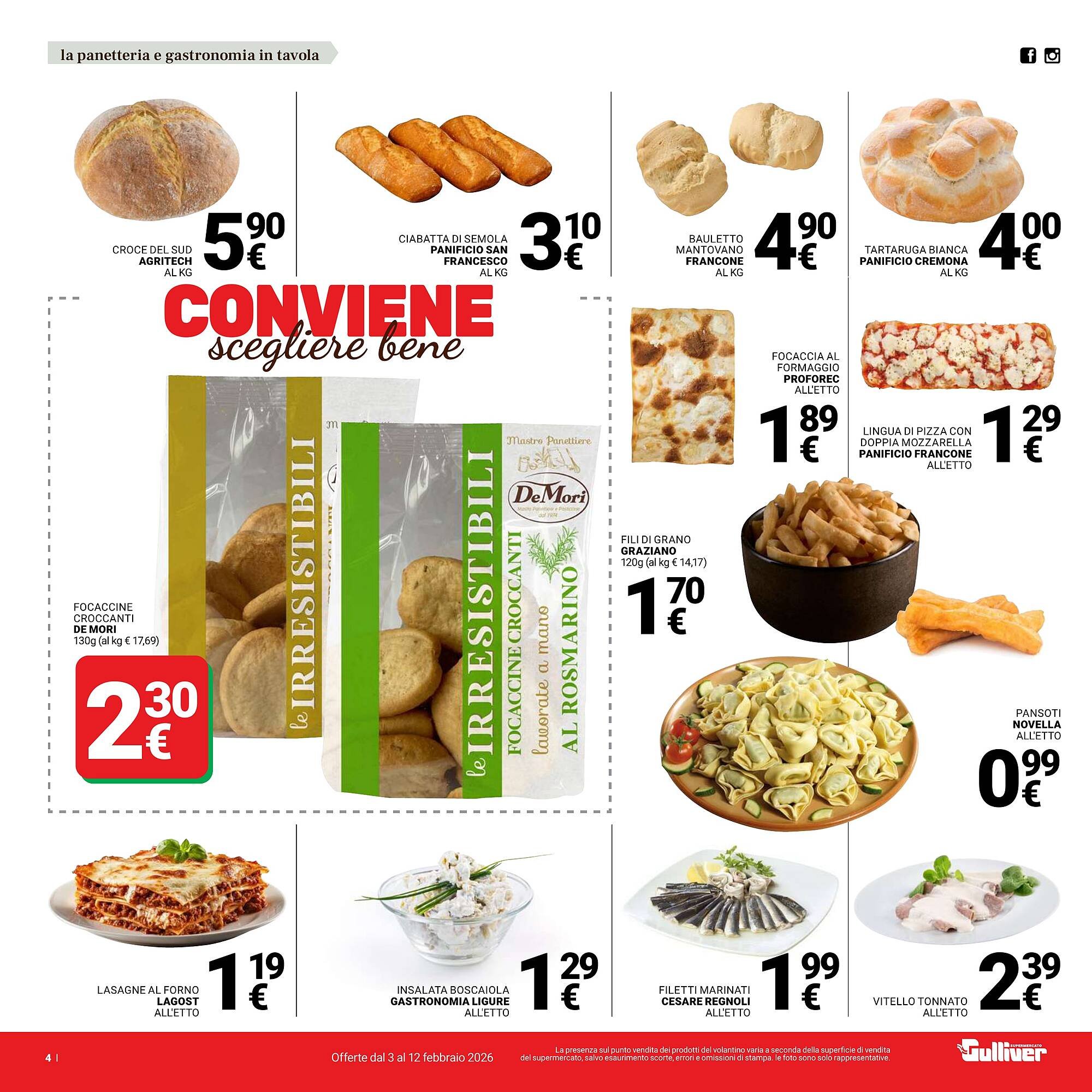 Volantino Supermercati Gulliver (2026-02-03 - 2026-02-12)