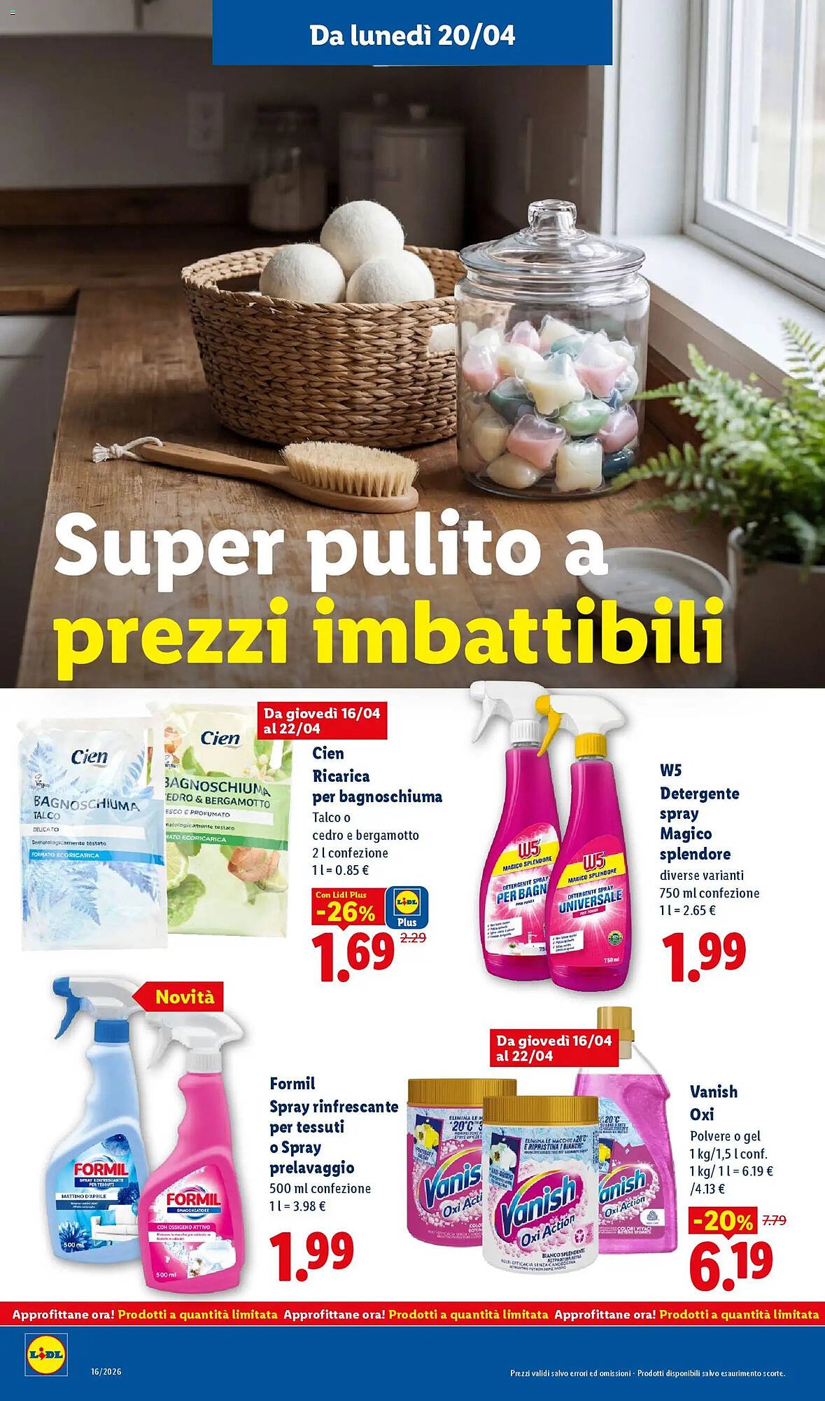 Volantino Lidl (2026-04-16 - 2026-04-22)