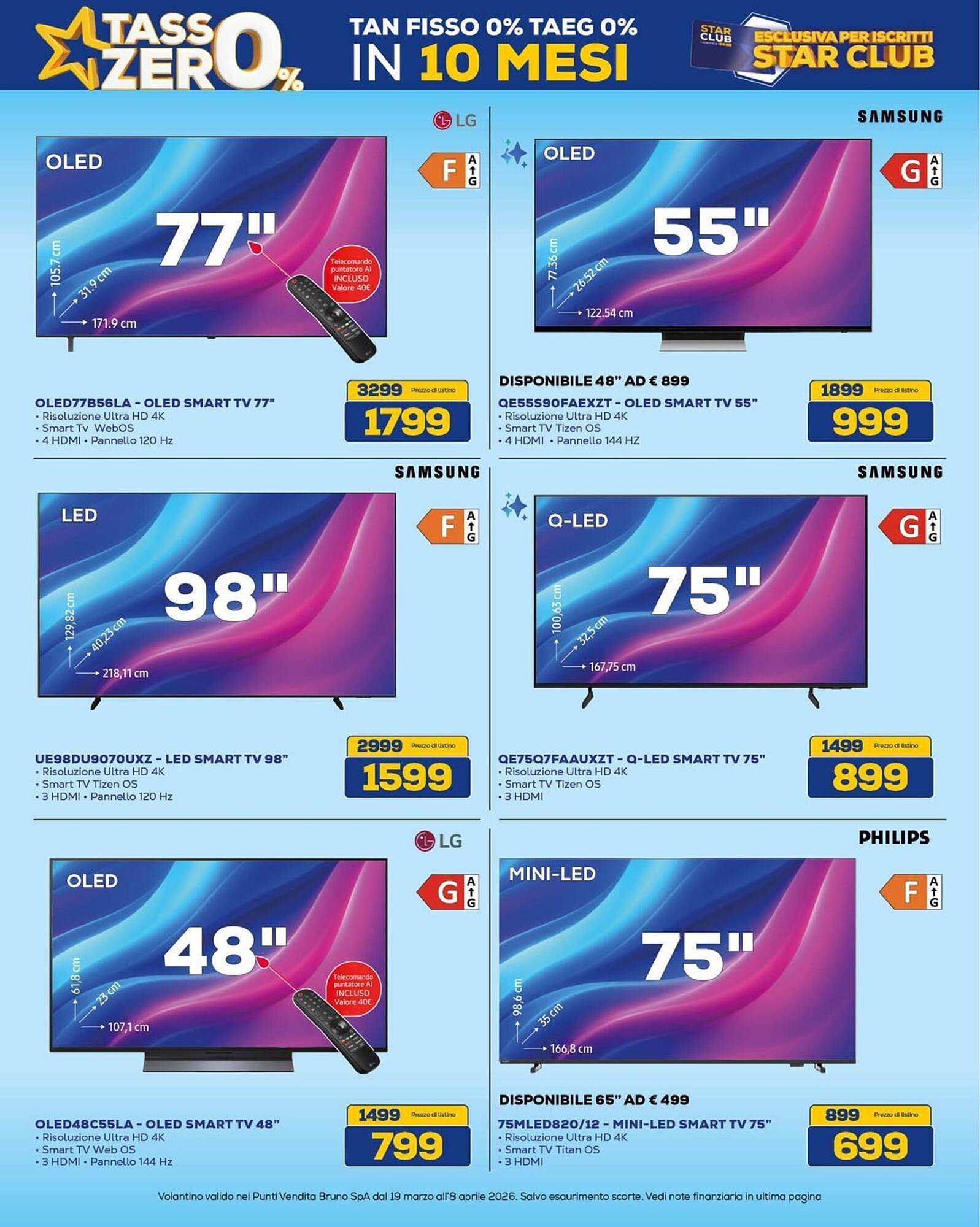 Volantino Euronics (2026-03-19 - 2026-04-08)