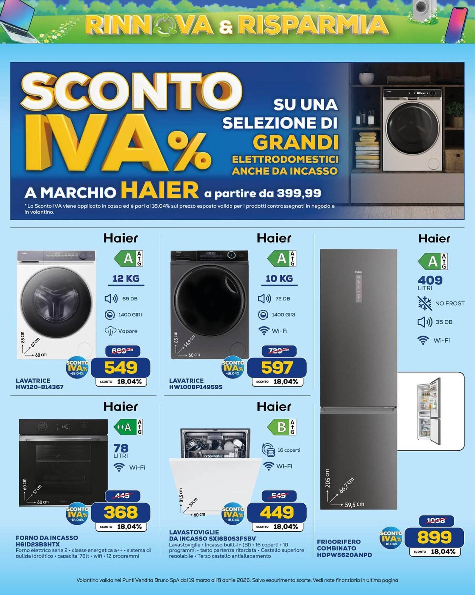 Volantino Euronics (2026-03-19 - 2026-04-08)