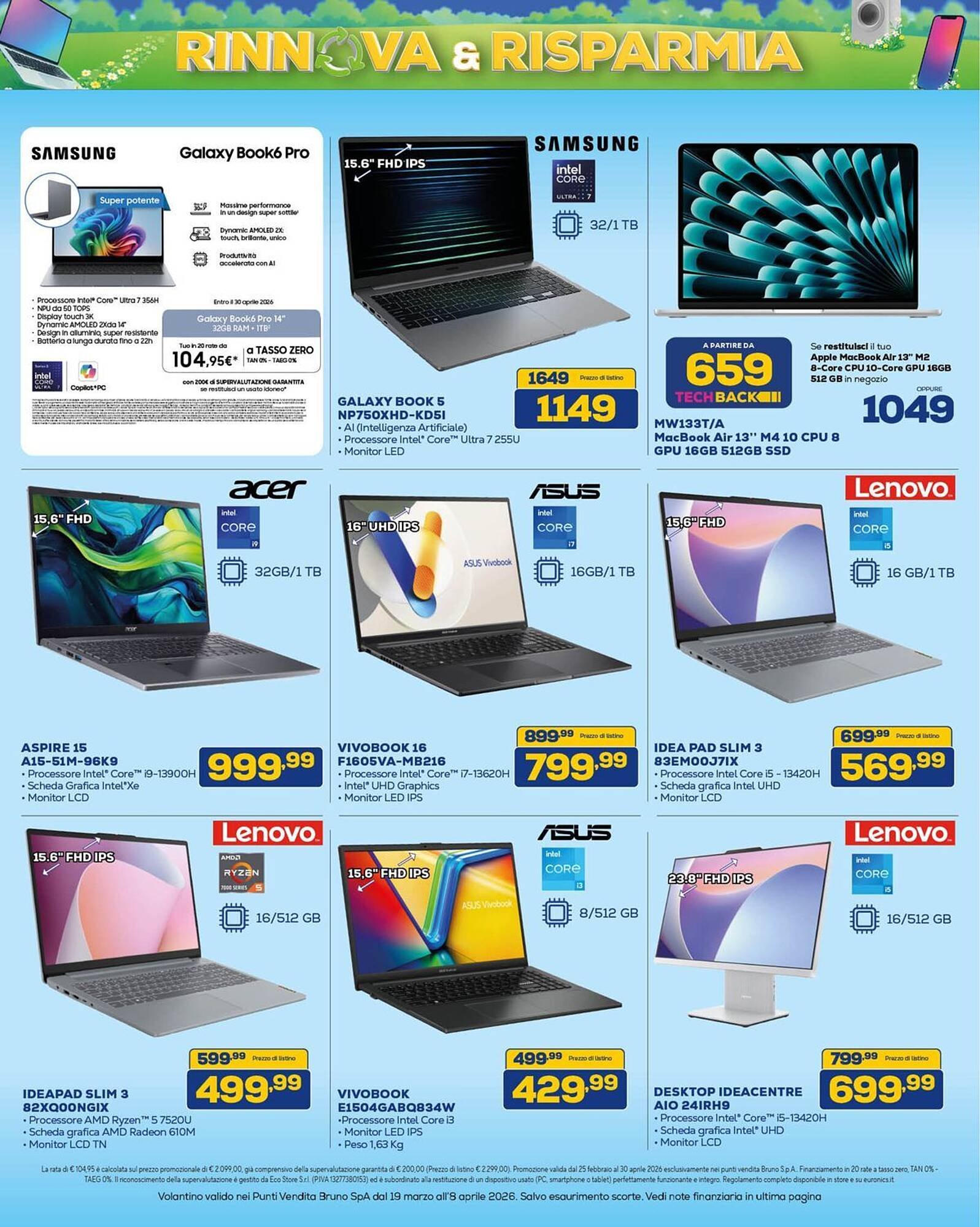 Volantino Euronics (2026-03-19 - 2026-04-08)