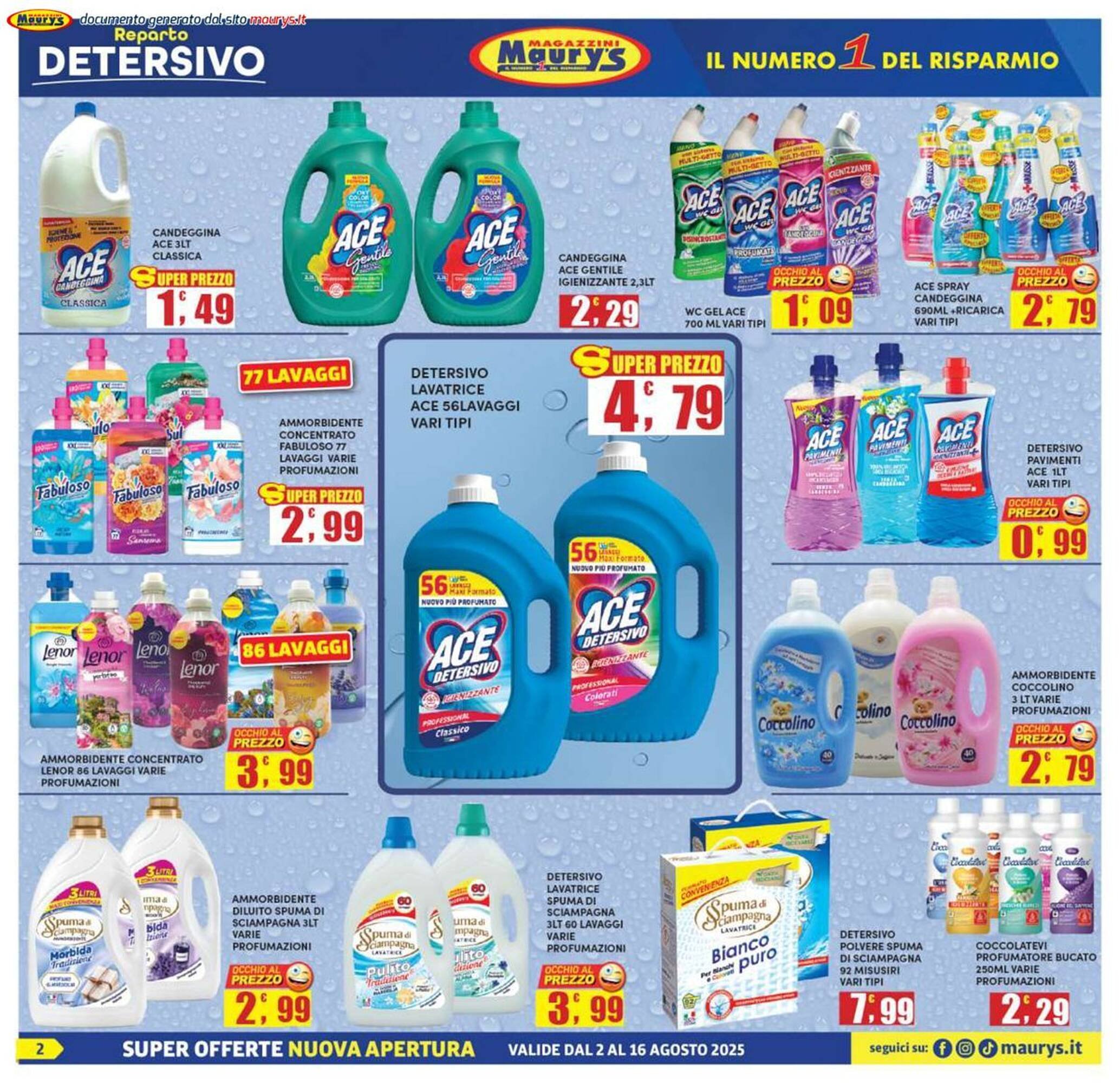 Volantino Maury's (2025-08-02 - 2025-08-16)
