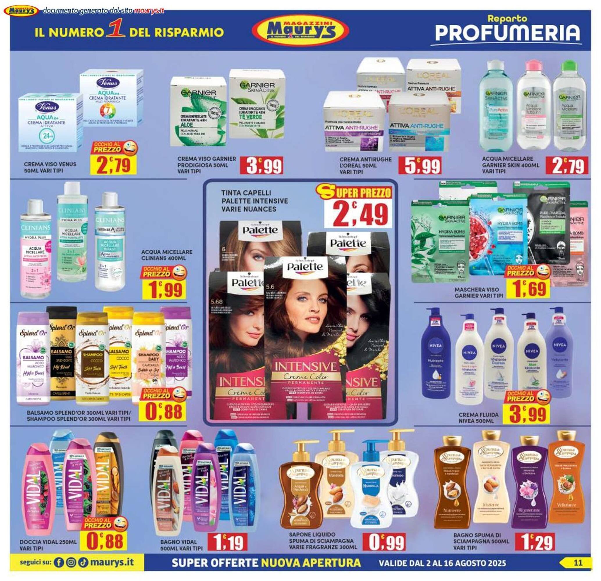 Volantino Maury's (2025-08-02 - 2025-08-16)