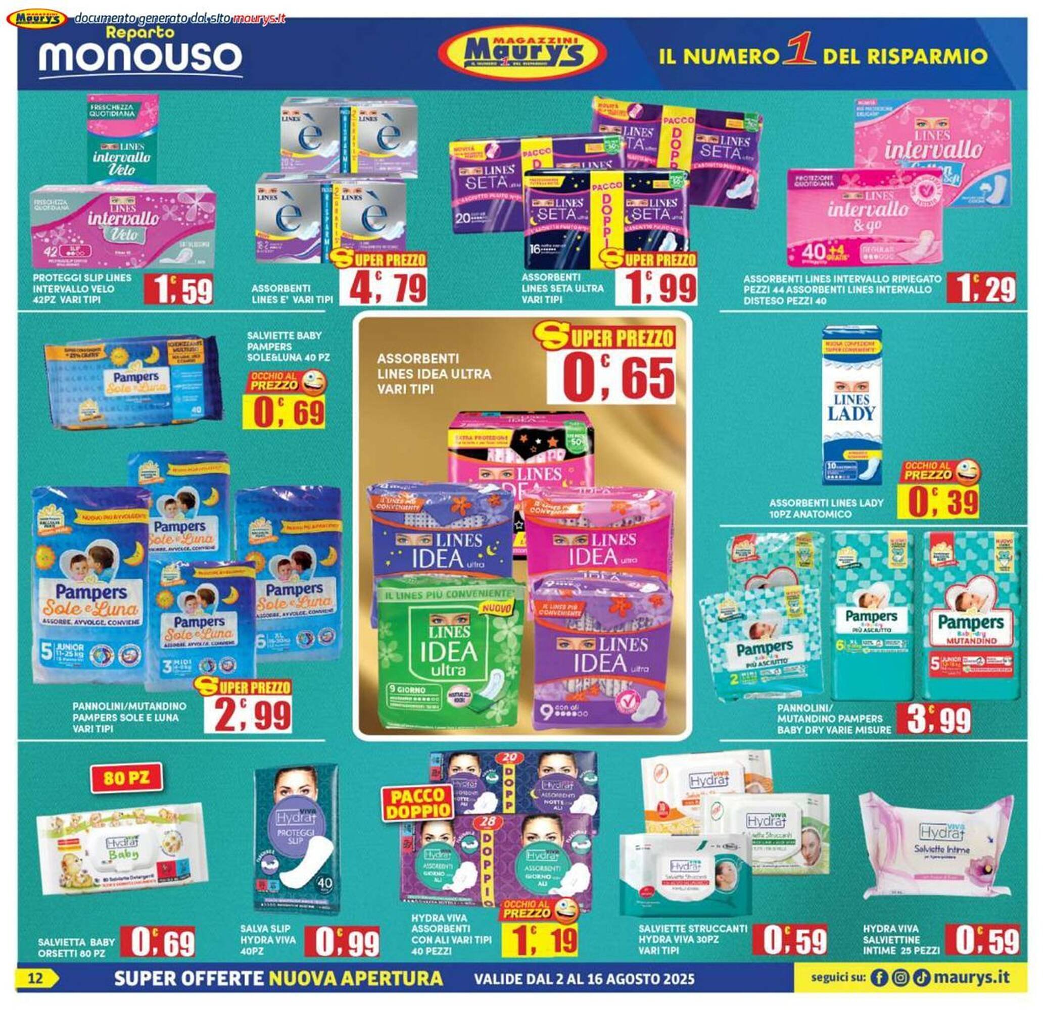 Volantino Maury's (2025-08-02 - 2025-08-16)