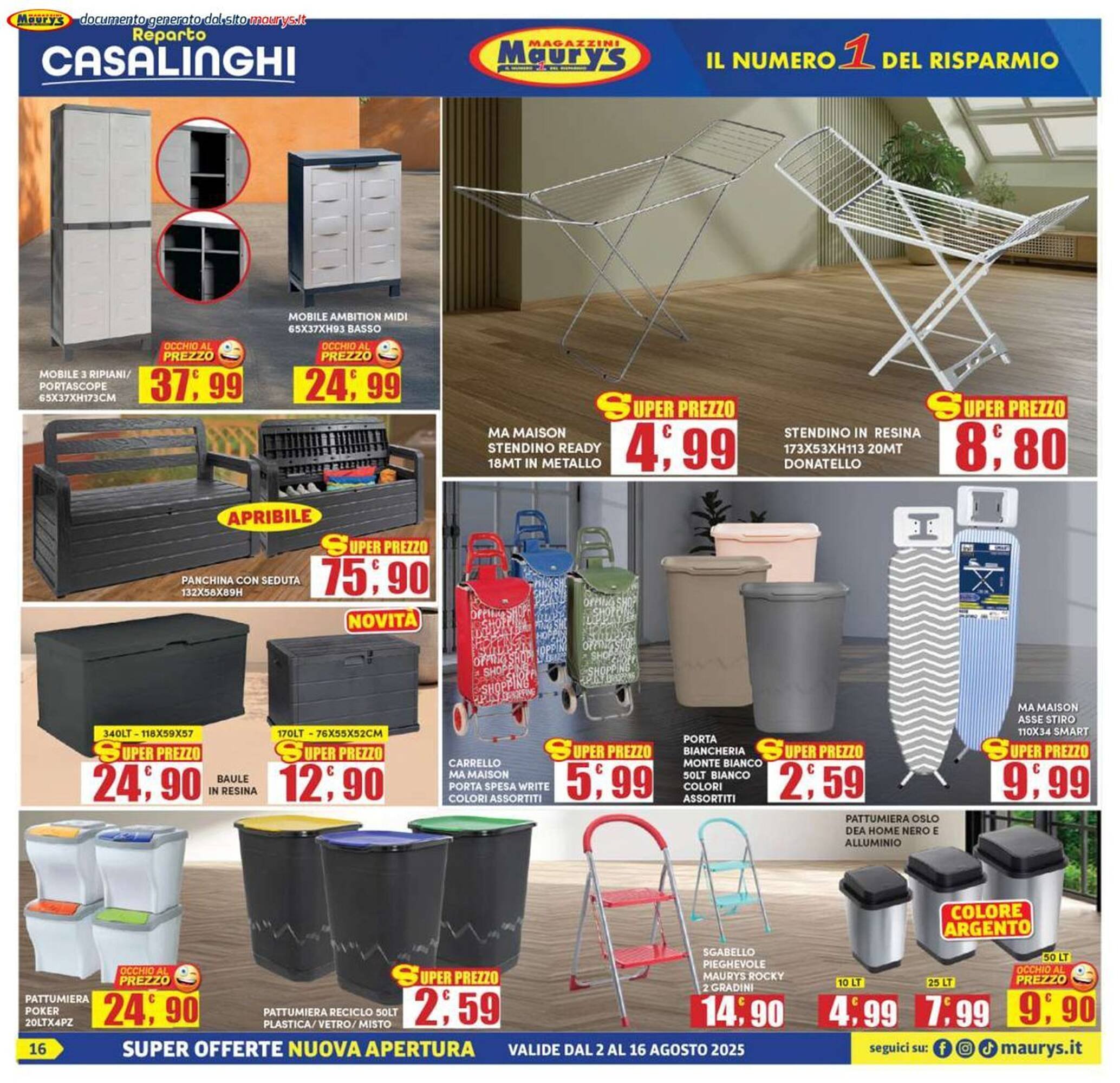 Volantino Maury's (2025-08-02 - 2025-08-16)