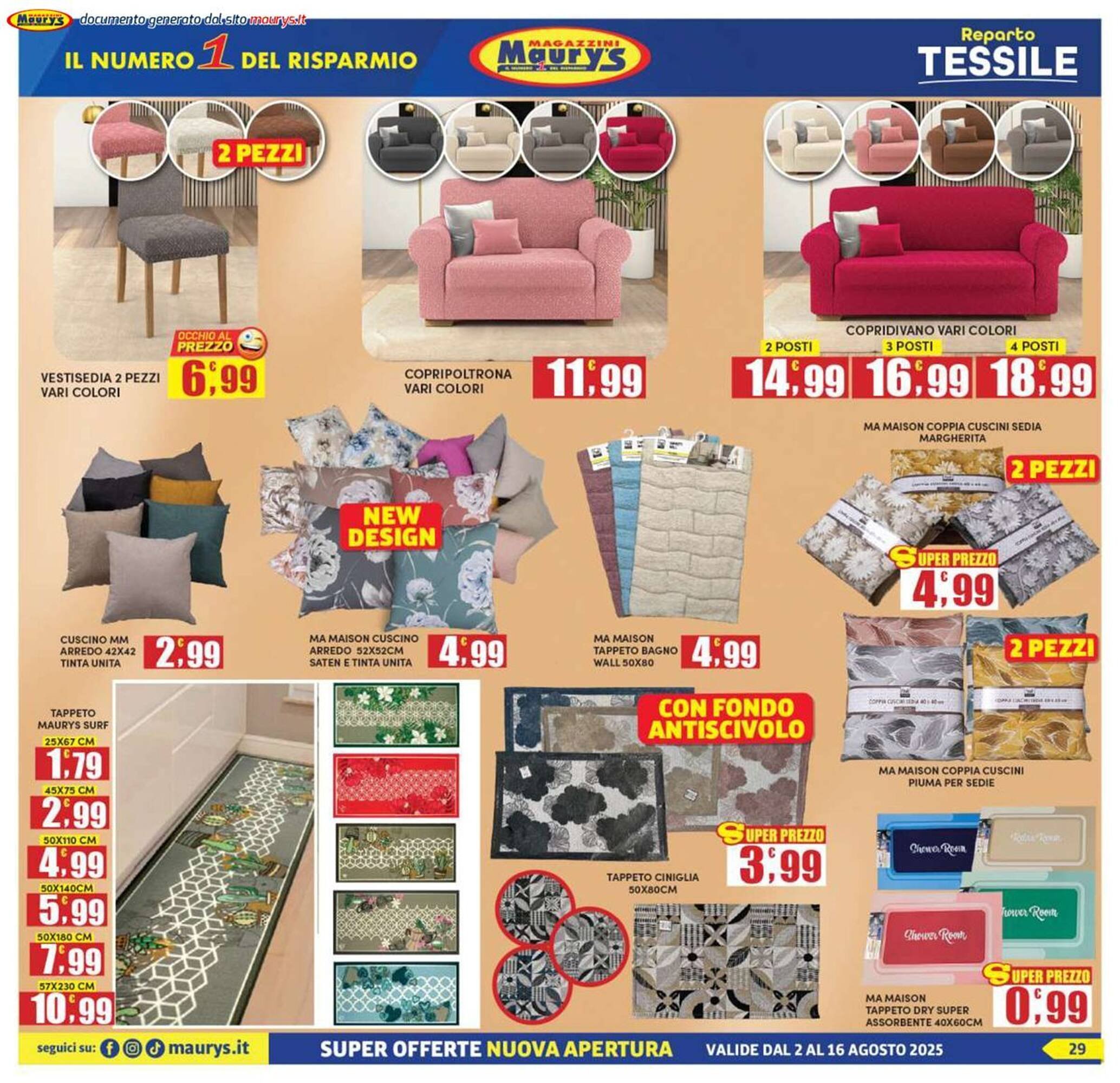 Volantino Maury's (2025-08-02 - 2025-08-16)