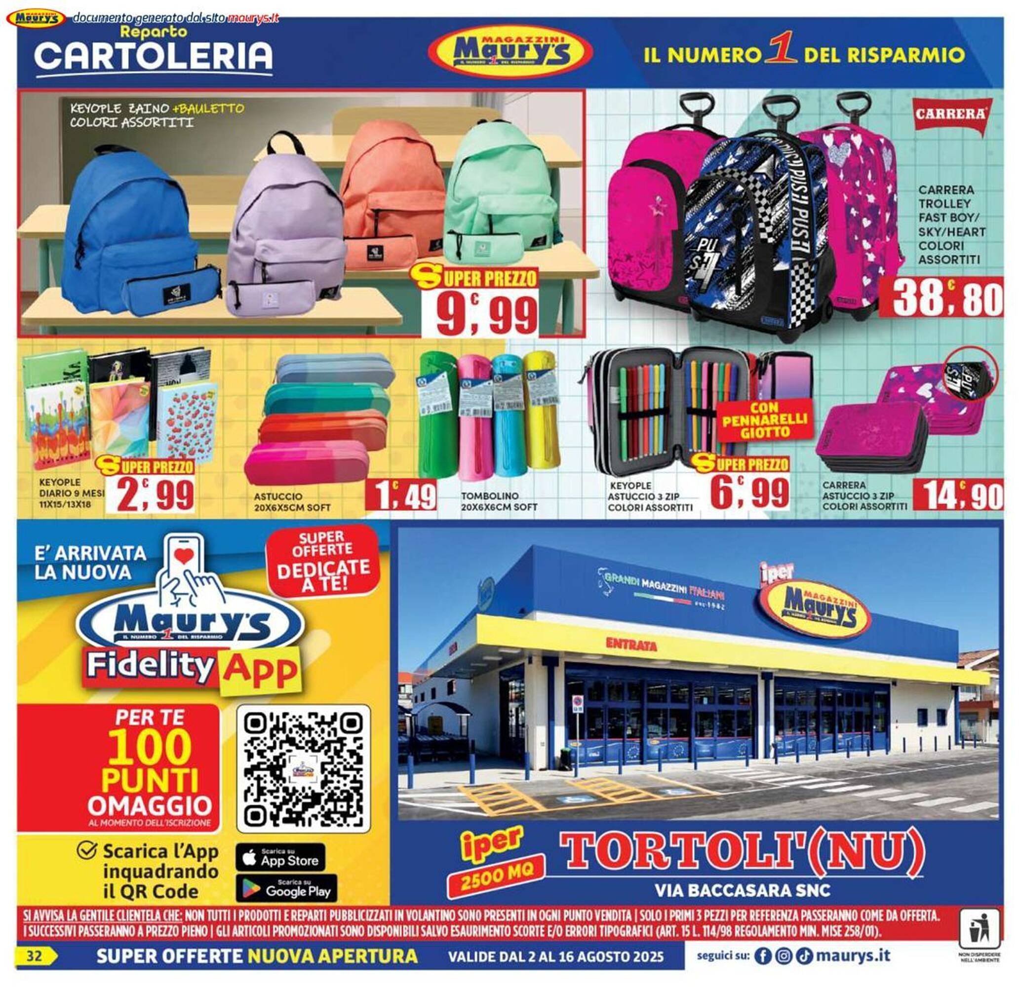 Volantino Maury's (2025-08-02 - 2025-08-16)
