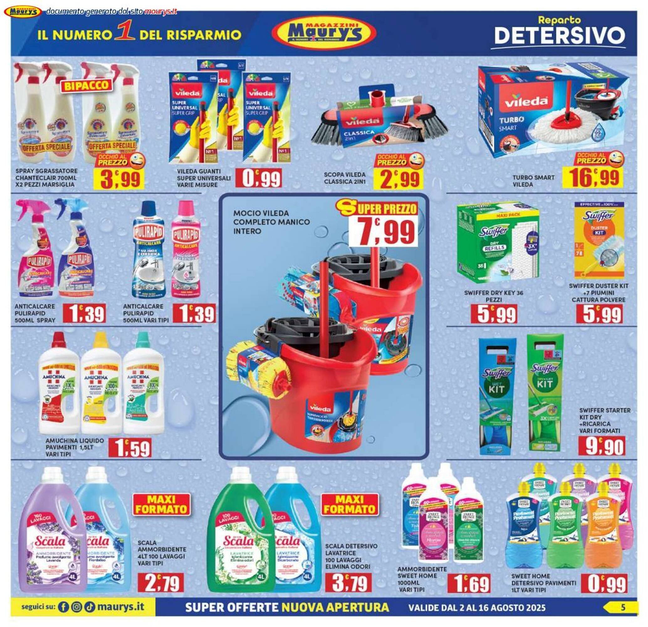 Volantino Maury's (2025-08-02 - 2025-08-16)