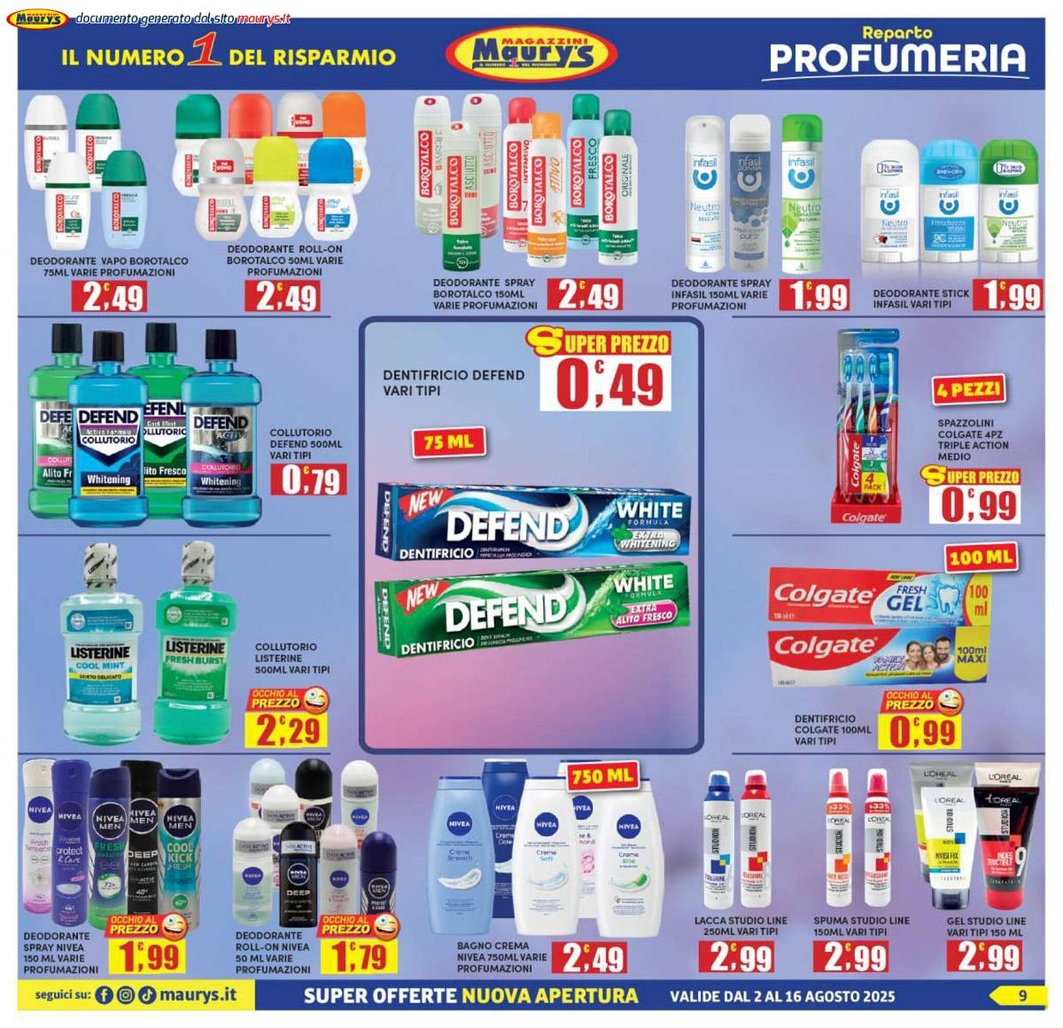 Volantino Maury's (2025-08-02 - 2025-08-16)