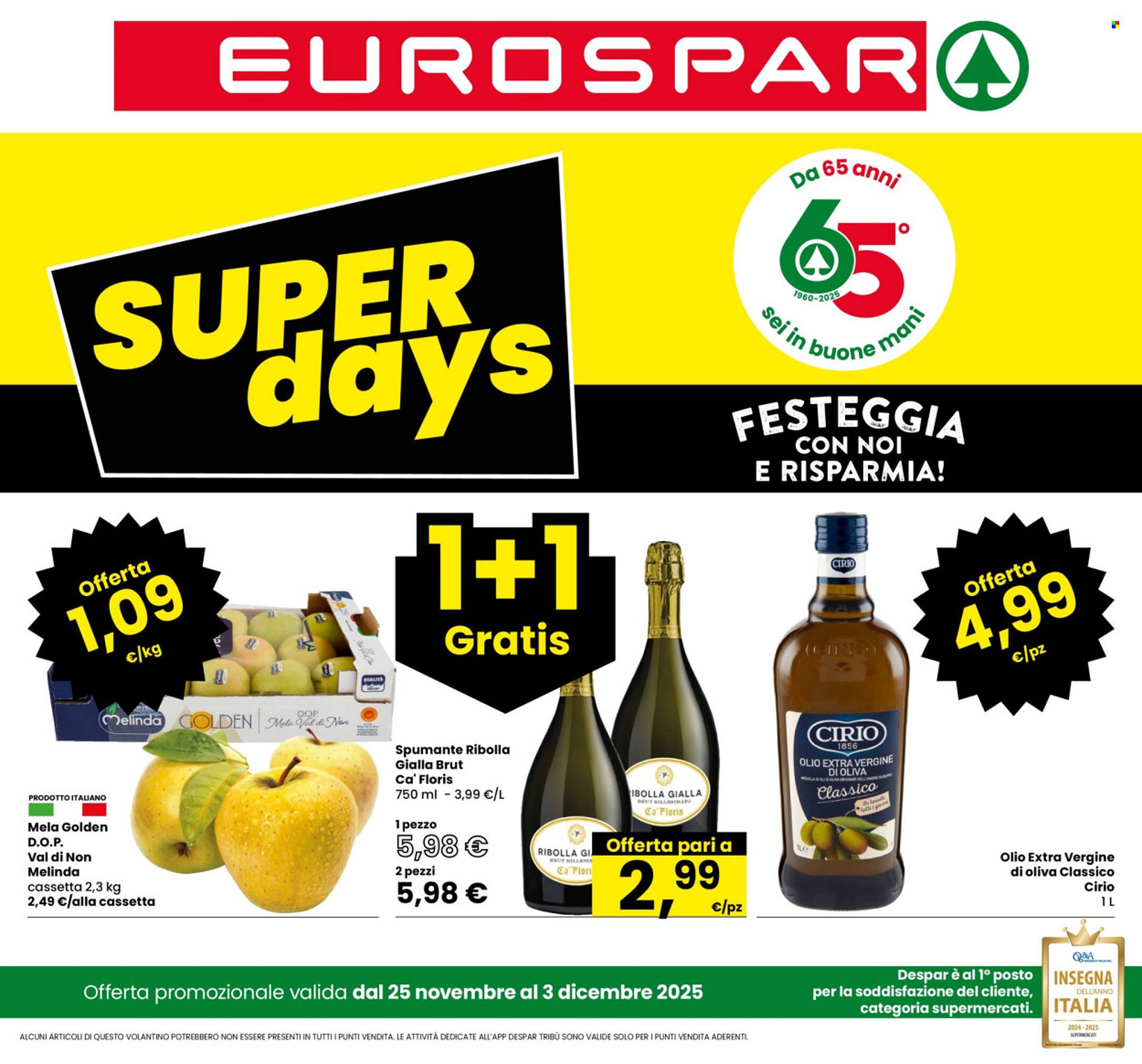 Volantino Eurospar (2025-11-25 - 2025-12-03)
