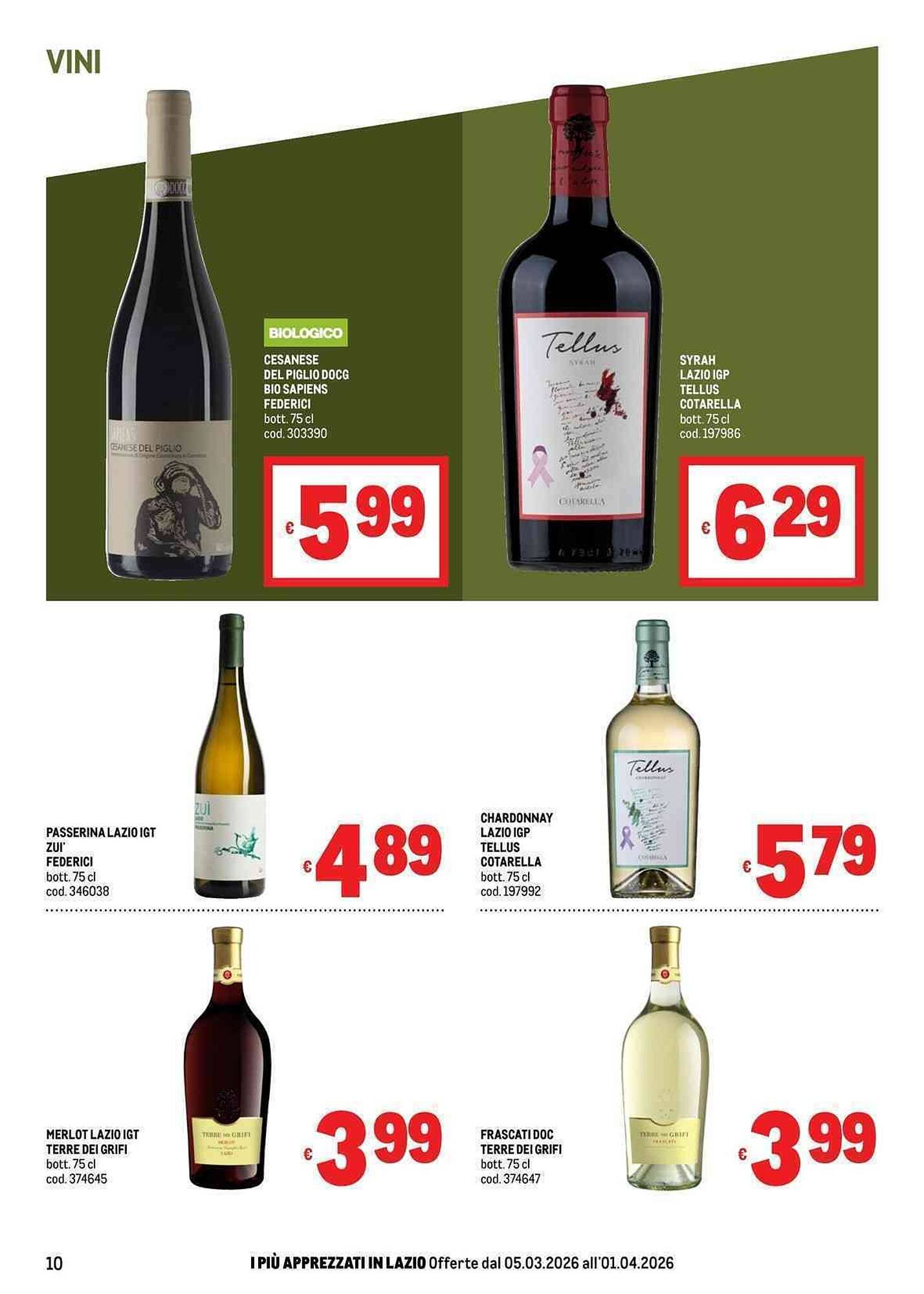 Volantino Metro (2026-03-05 - 2026-04-01)