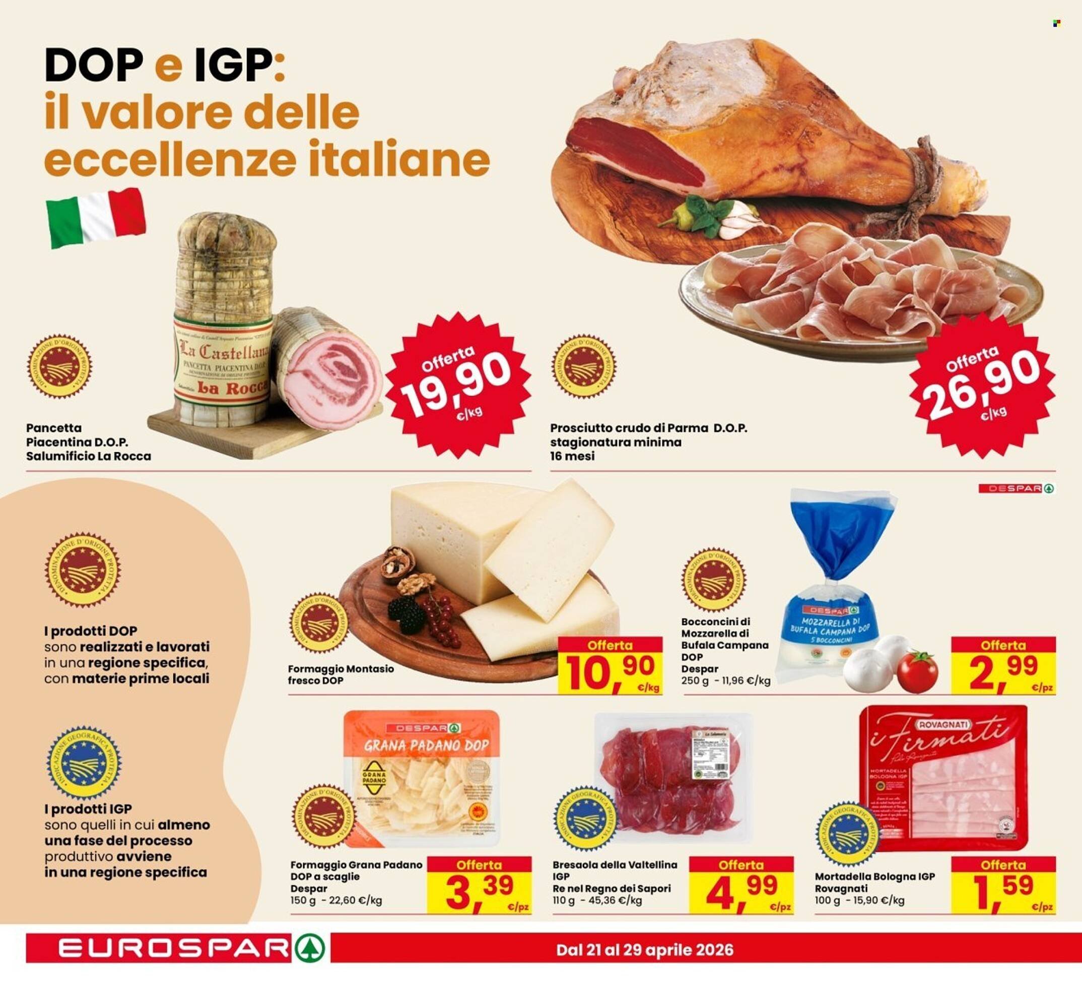 Volantino Eurospar (2026-04-21 - 2026-04-29)