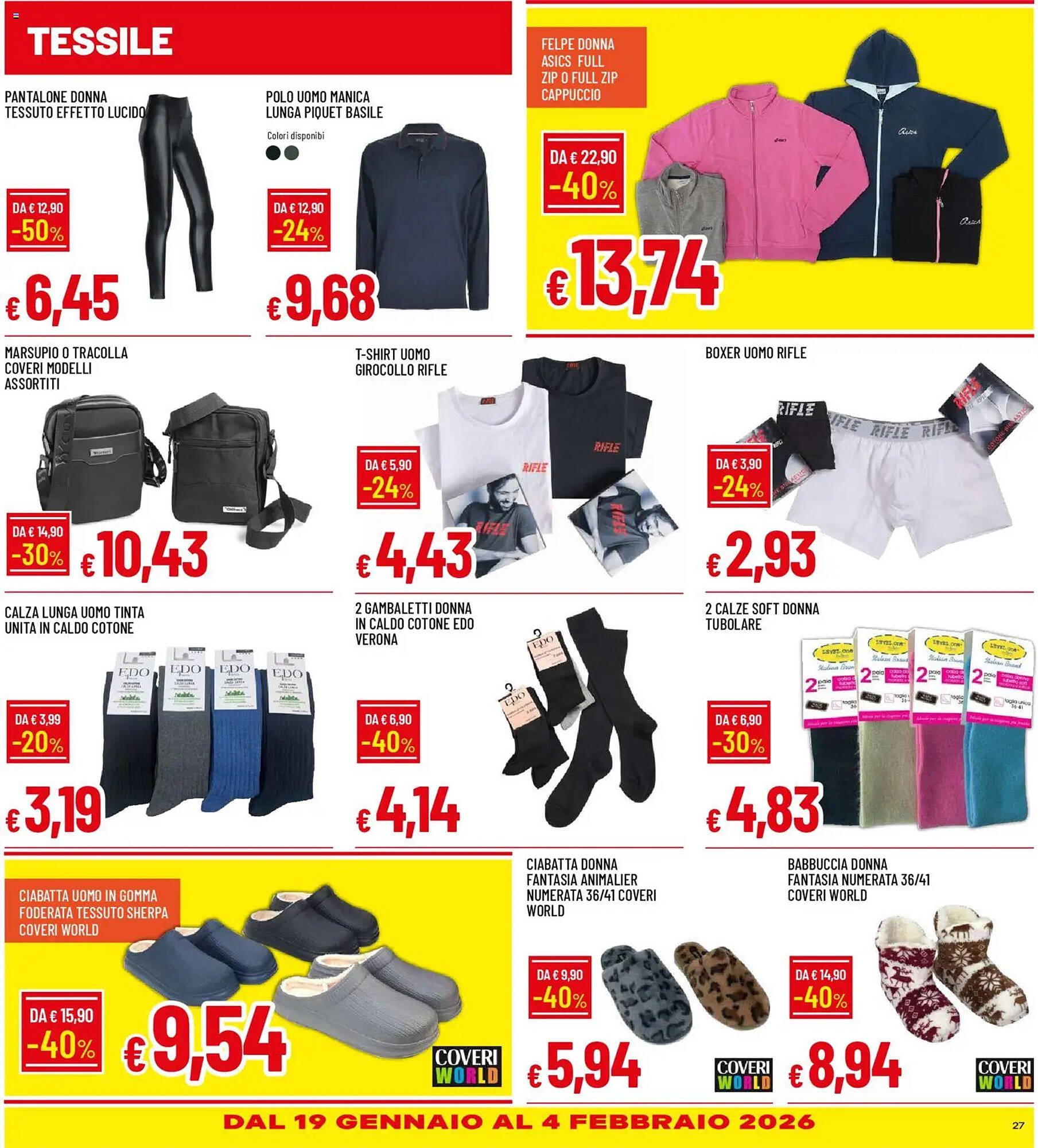 Volantino Galassia (2026-01-15 - 2026-01-18)